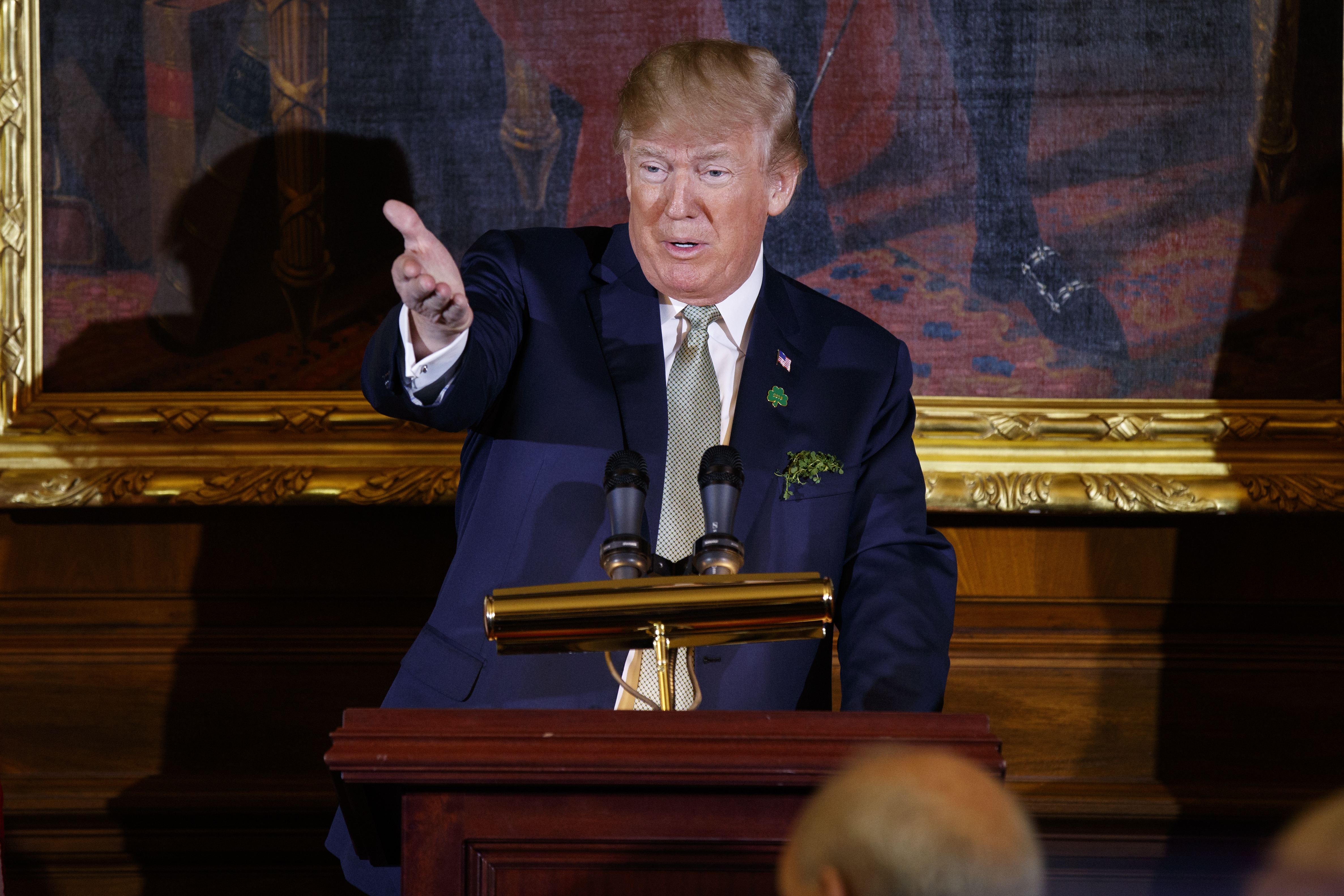 Trump owns up to making things up