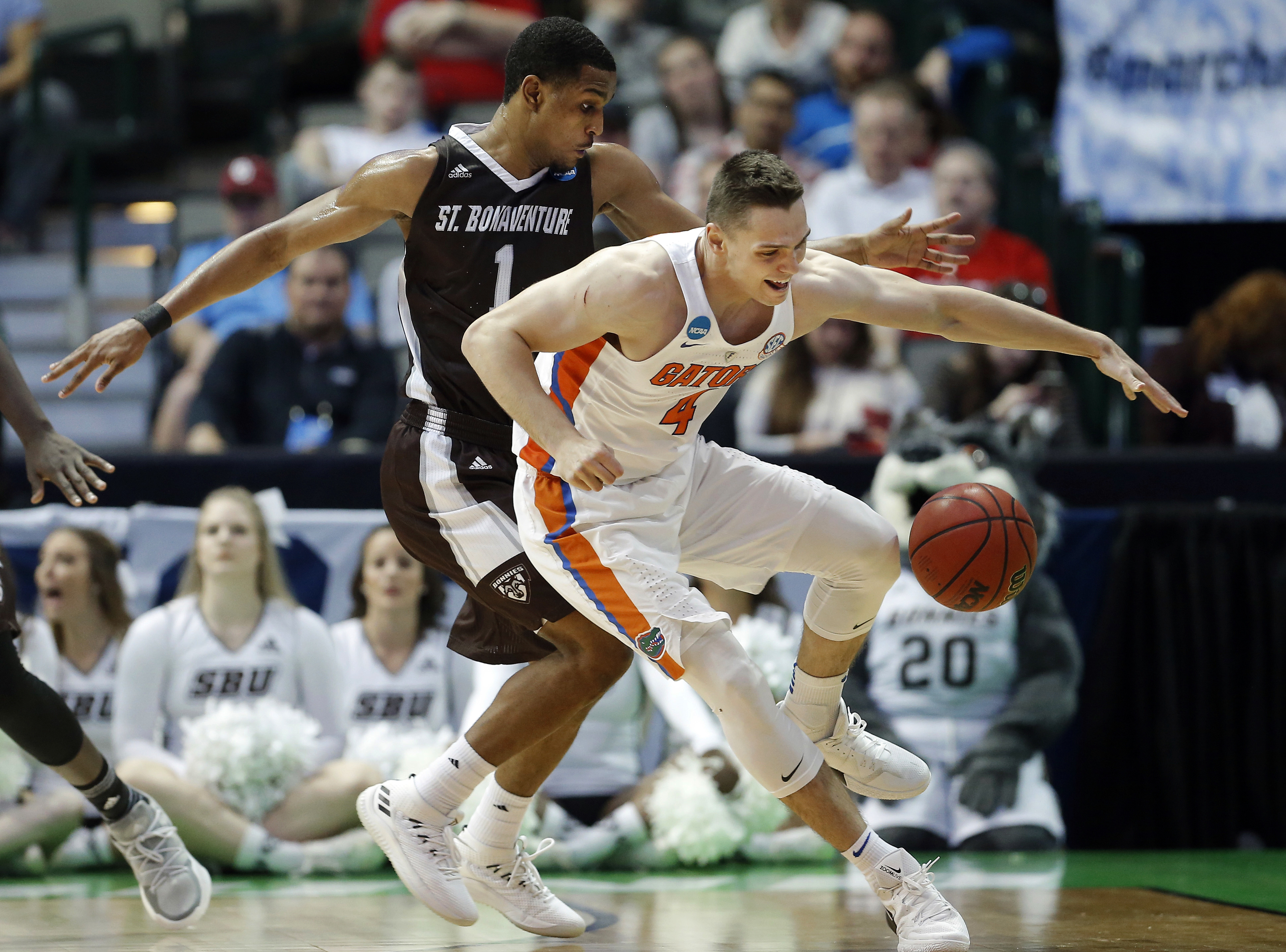 Florida bounces Bonnies after their 1st NCAA win in 48 years