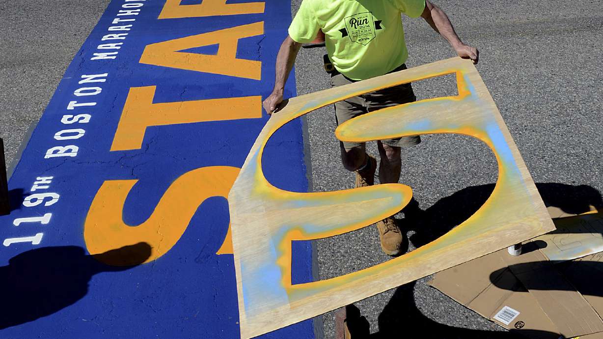 Boston Marathon starting line painter retires after 37 years