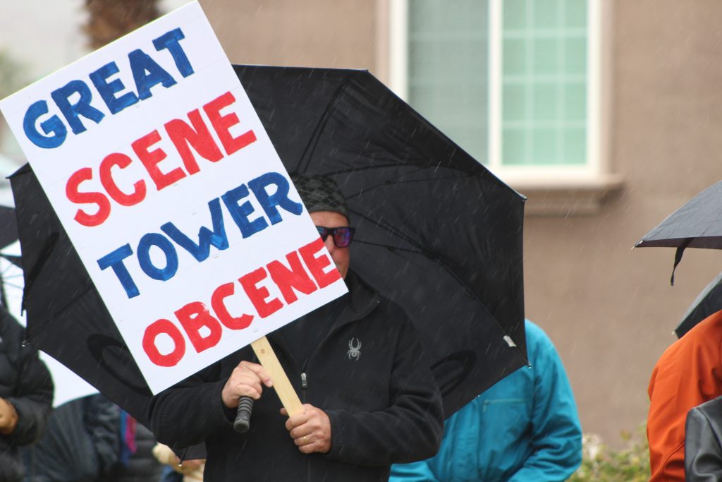 Protest, lawsuit challenge ‘ignominious’ cellphone tower location