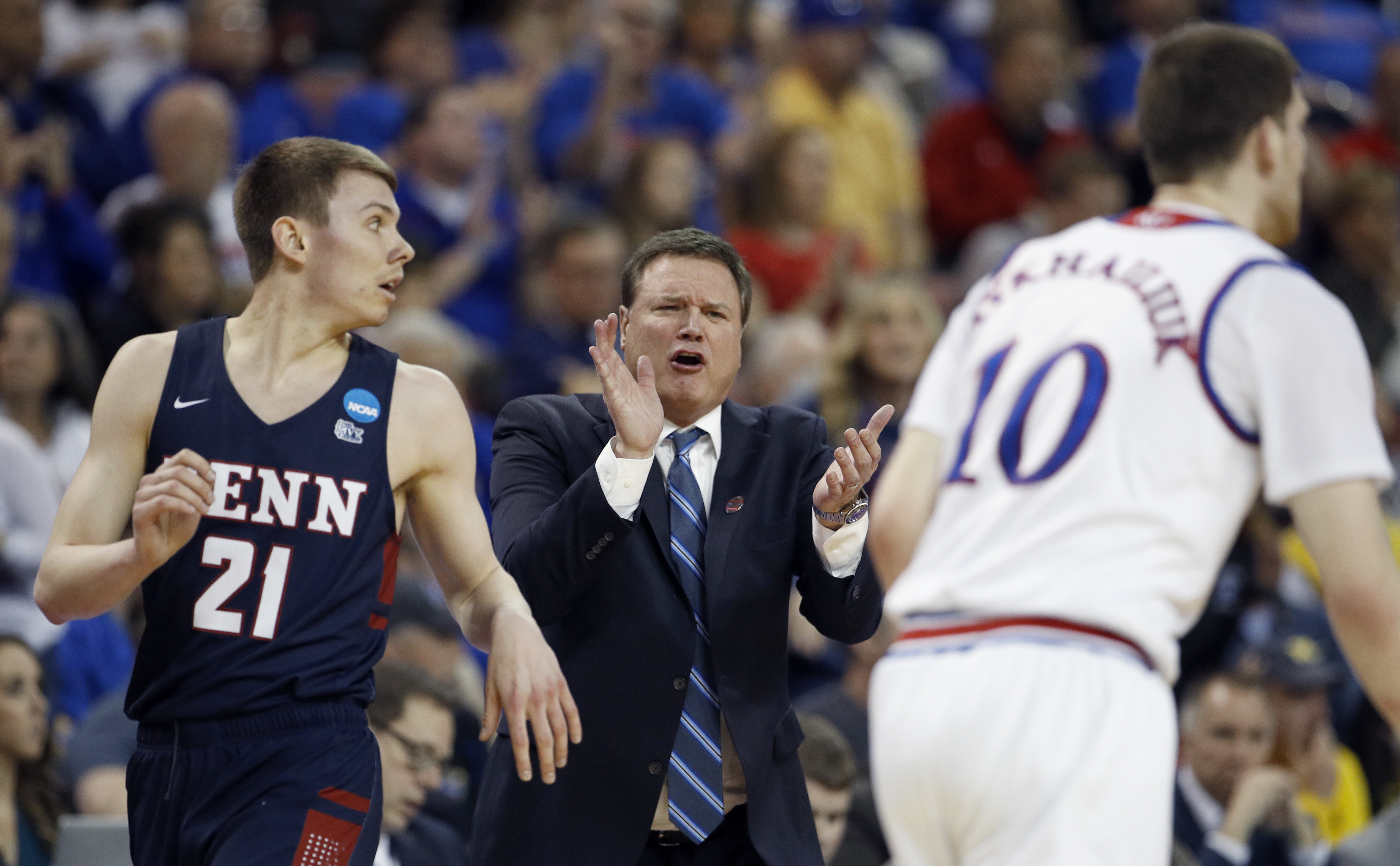 Kansas faces Seton Hall for Sweet 16 spot in Omaha