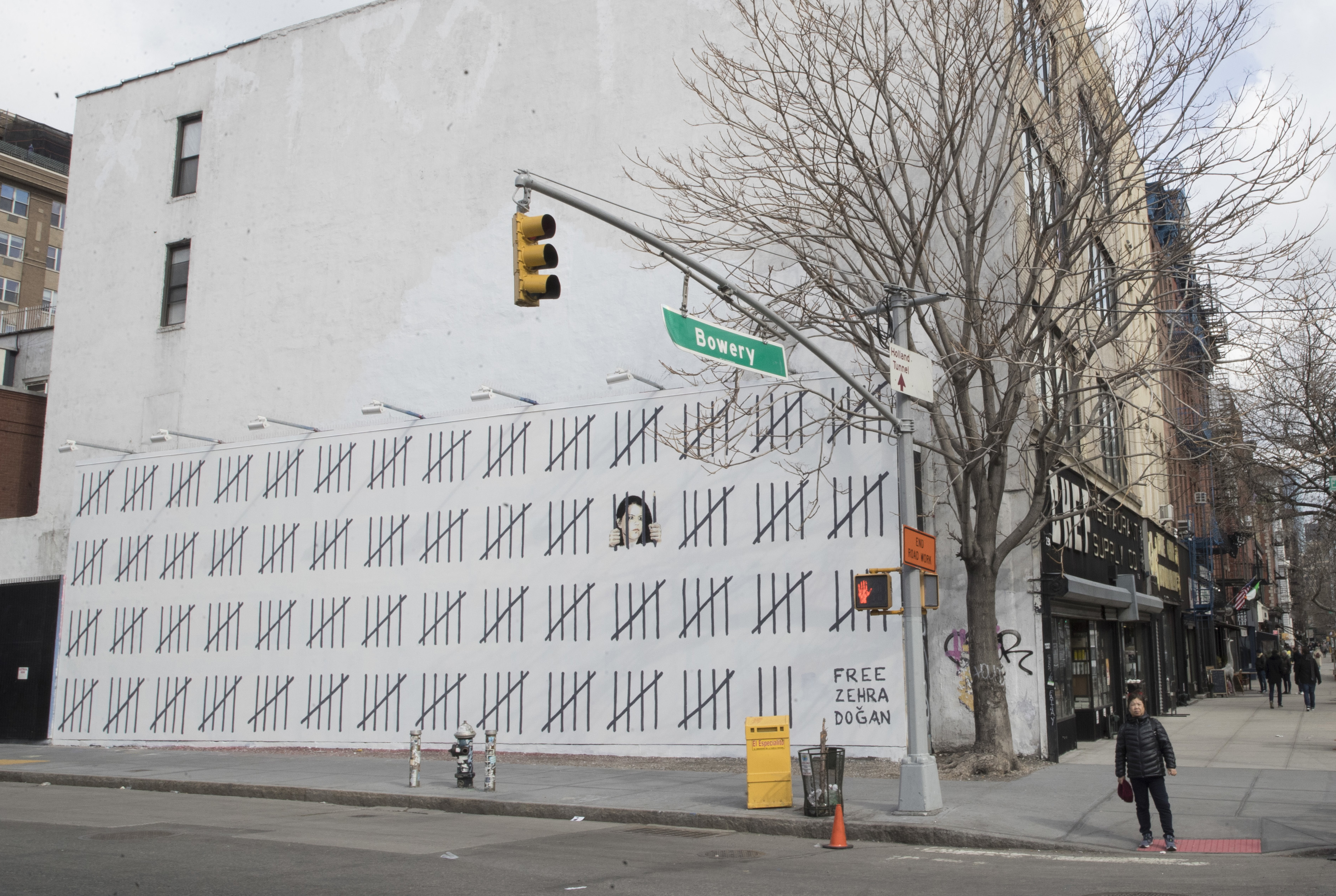 New Banksy work protests jailing of Turkish artist