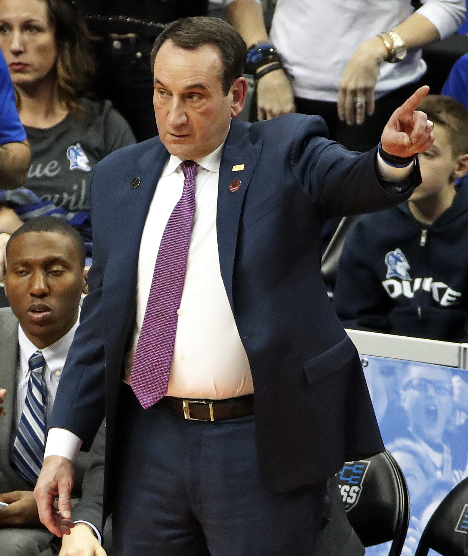 Duke, Krzyzewski face tough test from Hurley, Rhode Island