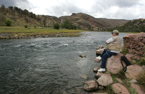 Fishing the Green River near Flaming Gorge Dam. Photo: Tom Smart, KSL, File