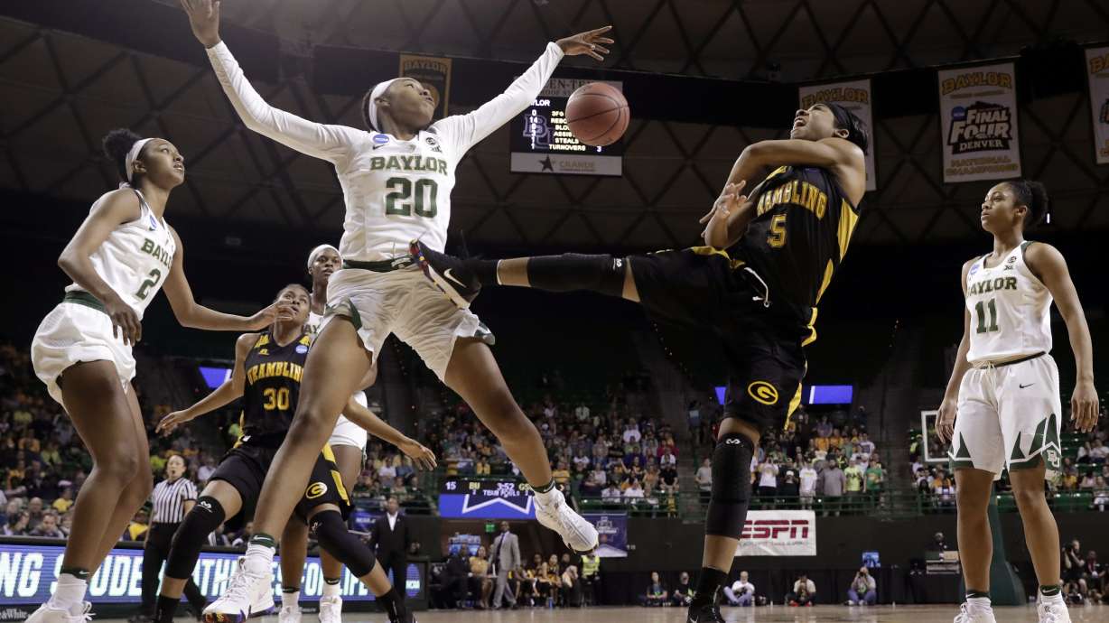 Cox's big game lifts Baylor to 96-46 rout of Grambling State