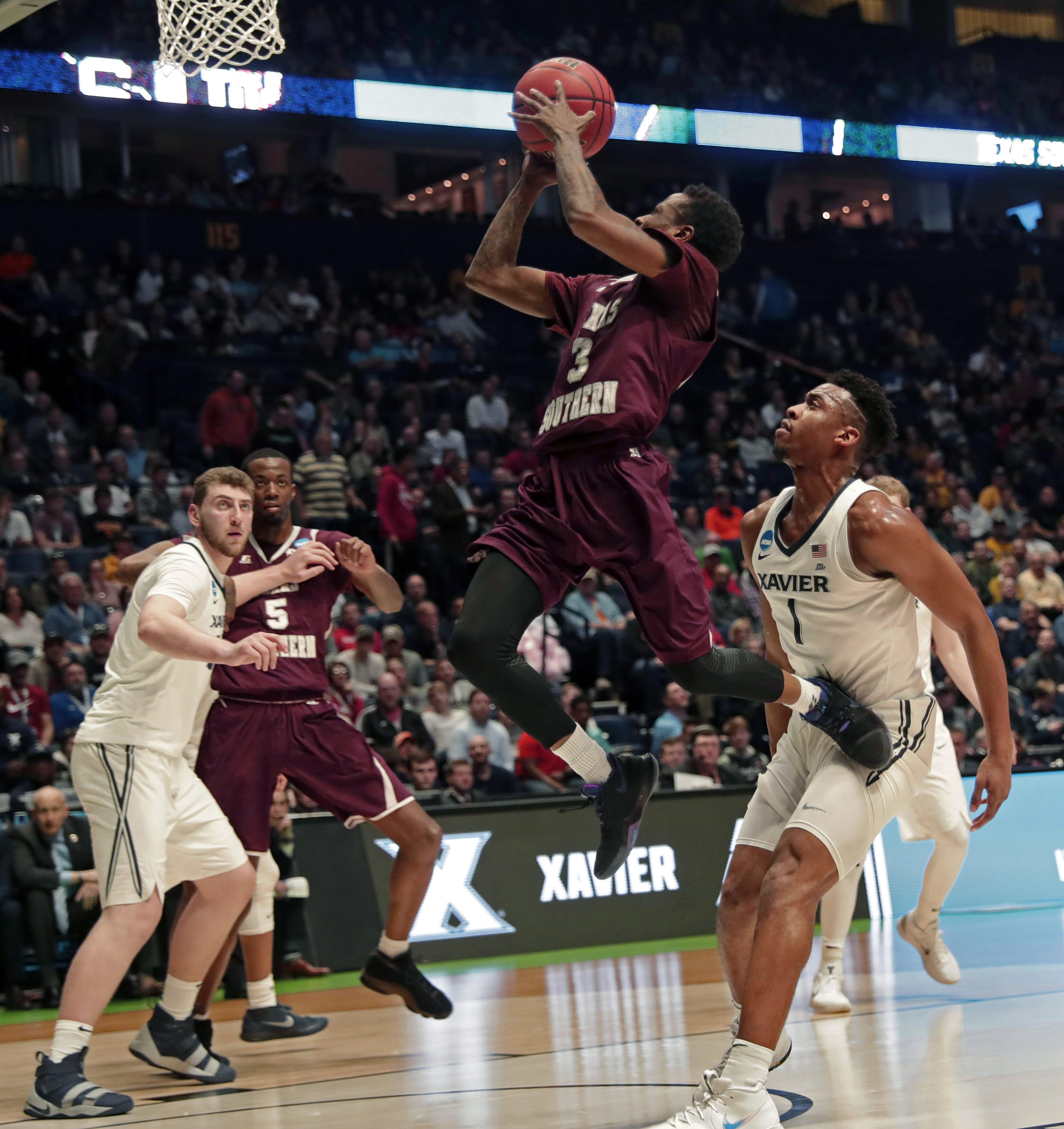 Top-seeded Xavier easily handles Texas Southern 102-83