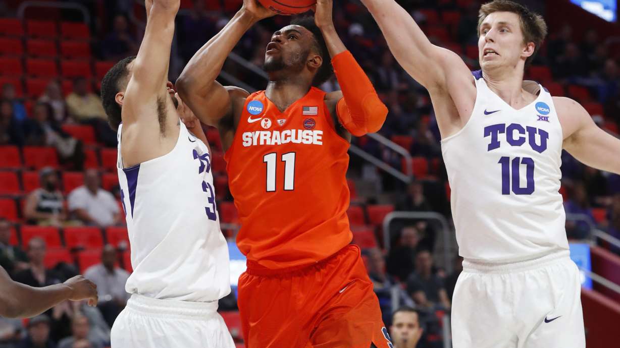 Syracuse tops TCU 57-52 to advance again in NCAA Tournament