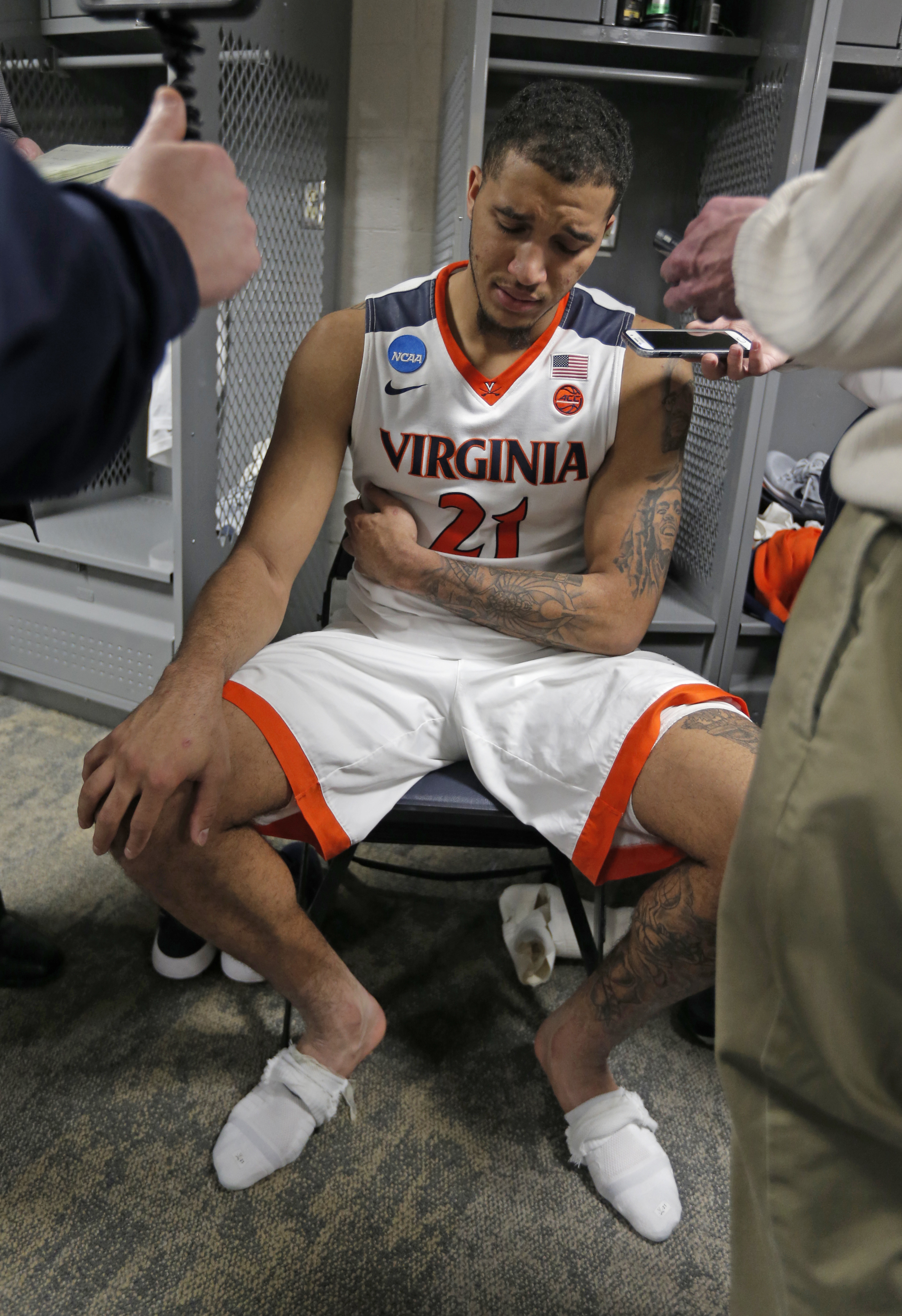 Top-seeded Virginia left to make sense of historic NCAA loss