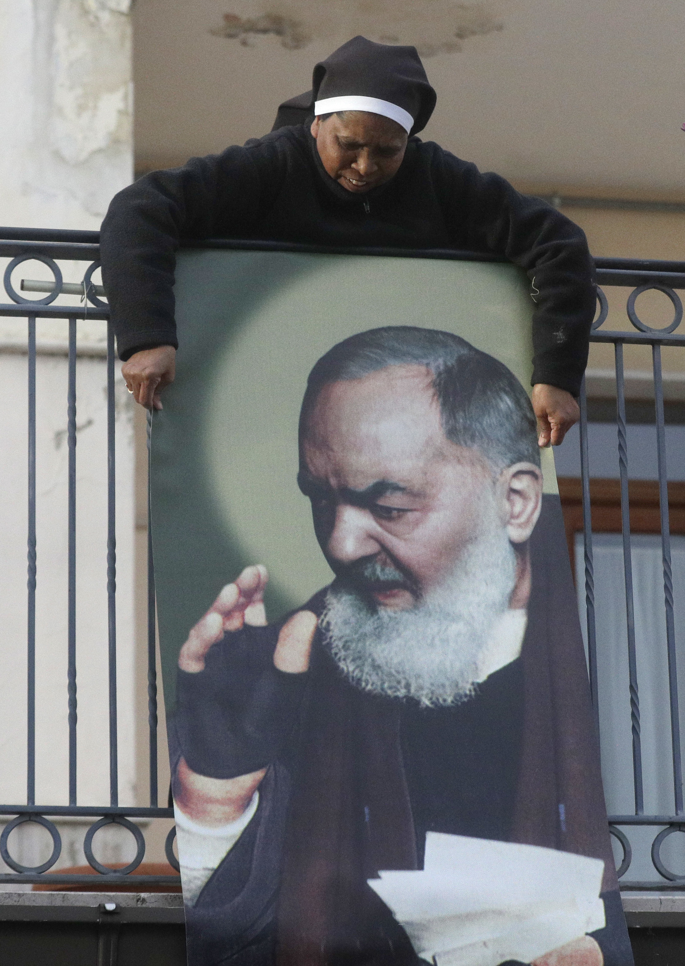 Pope visits Italy's south to honor popular saint, Padre Pio