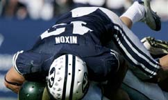 BYU's Max Hall Throws Three TDs in Win Over Colorado St.