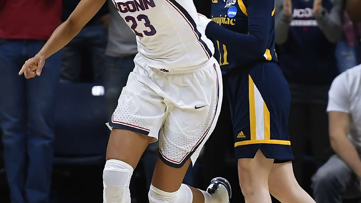 UConn beats Quinnipiac, reaches 25th straight Sweet 16