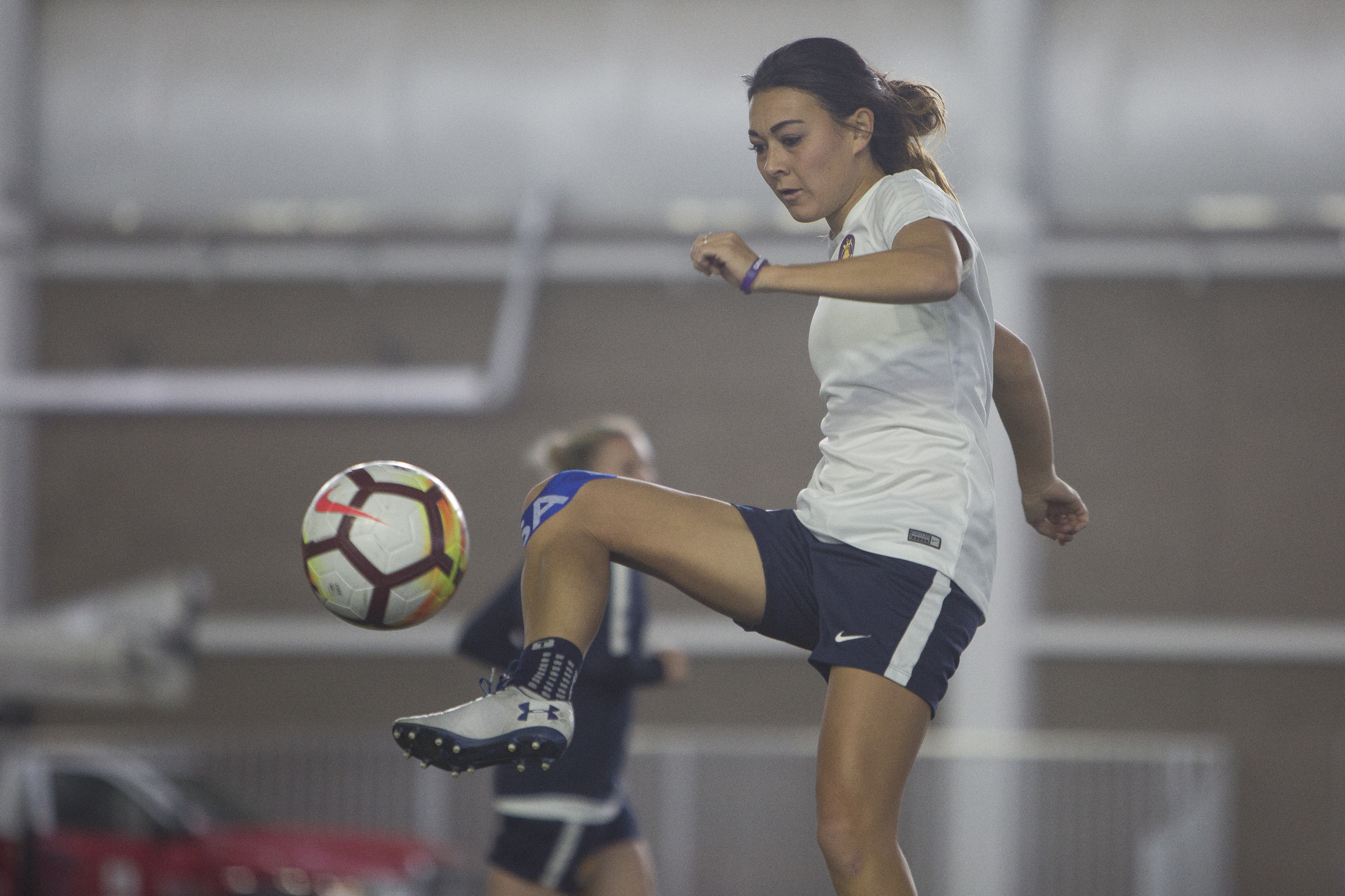 Royals' Brooke Elby practices with the rest of the team during the Utah Royals FC's practice at the Zions Bank Real Academy Training Center in Herriman on Thursday, Feb. 22, 2018. (Photo: Jacob Wiegand, Deseret News)