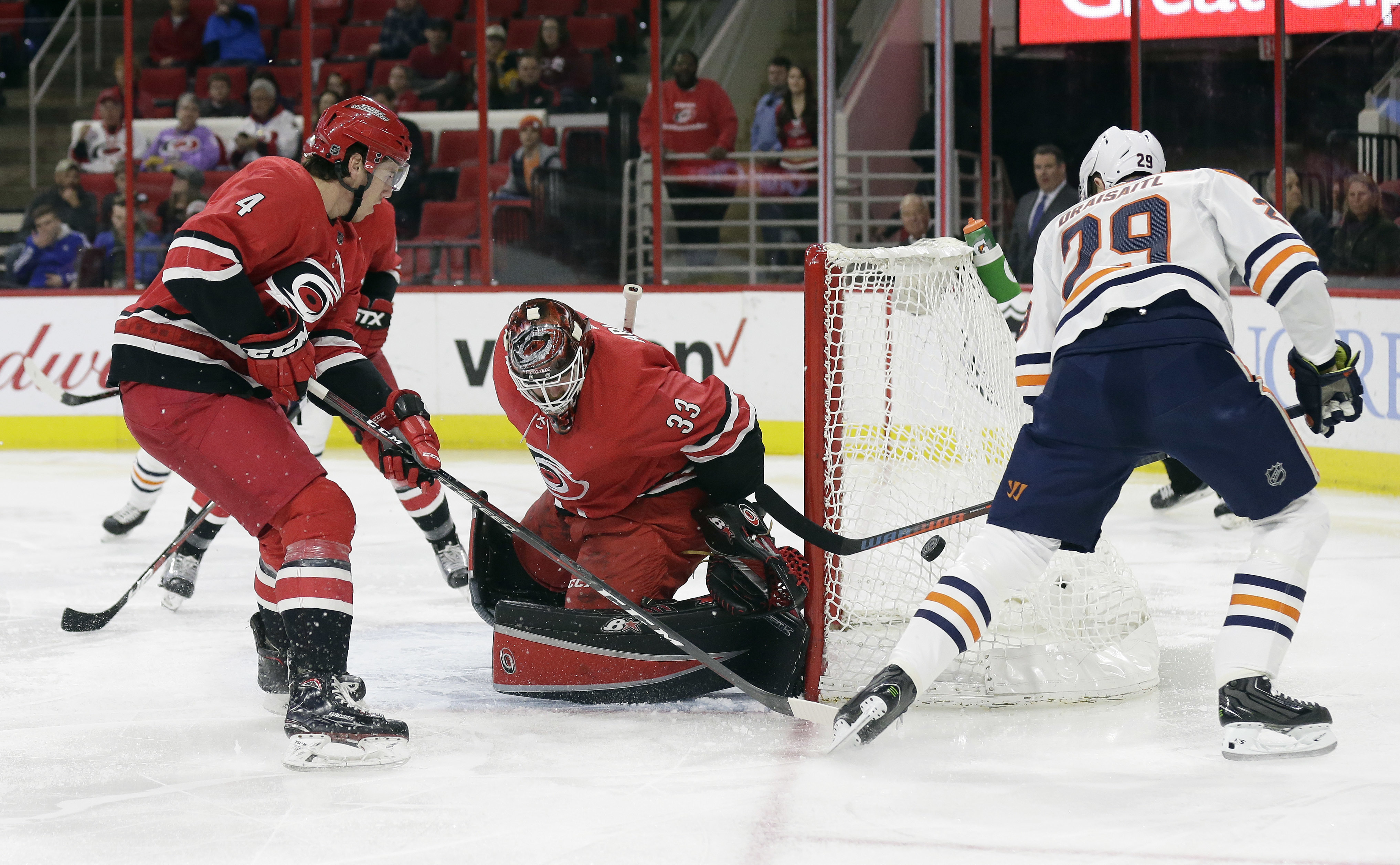 Draisaitl has goal, 3 assists as Oilers whip Hurricanes 7-3