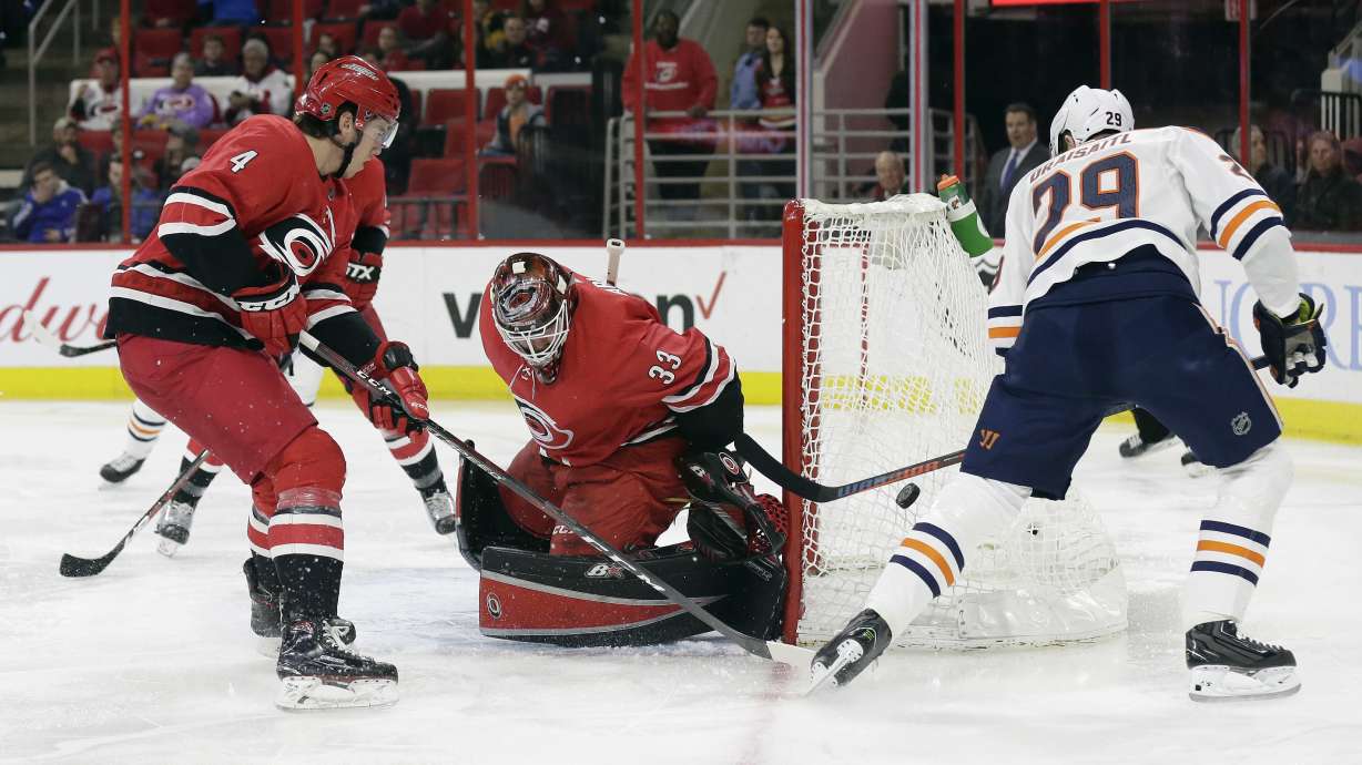 Draisaitl has goal, 3 assists as Oilers whip Hurricanes 7-3