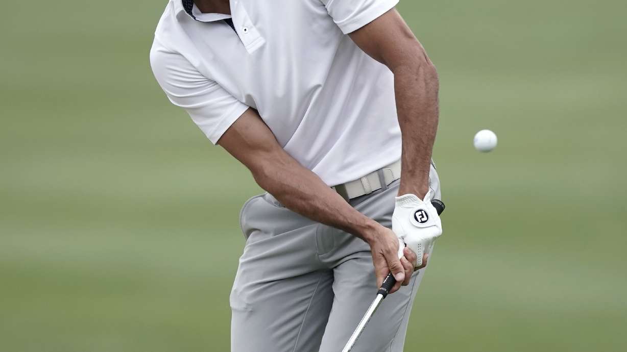 The Latest: Reed finishes off Spieth with 40-foot birdie