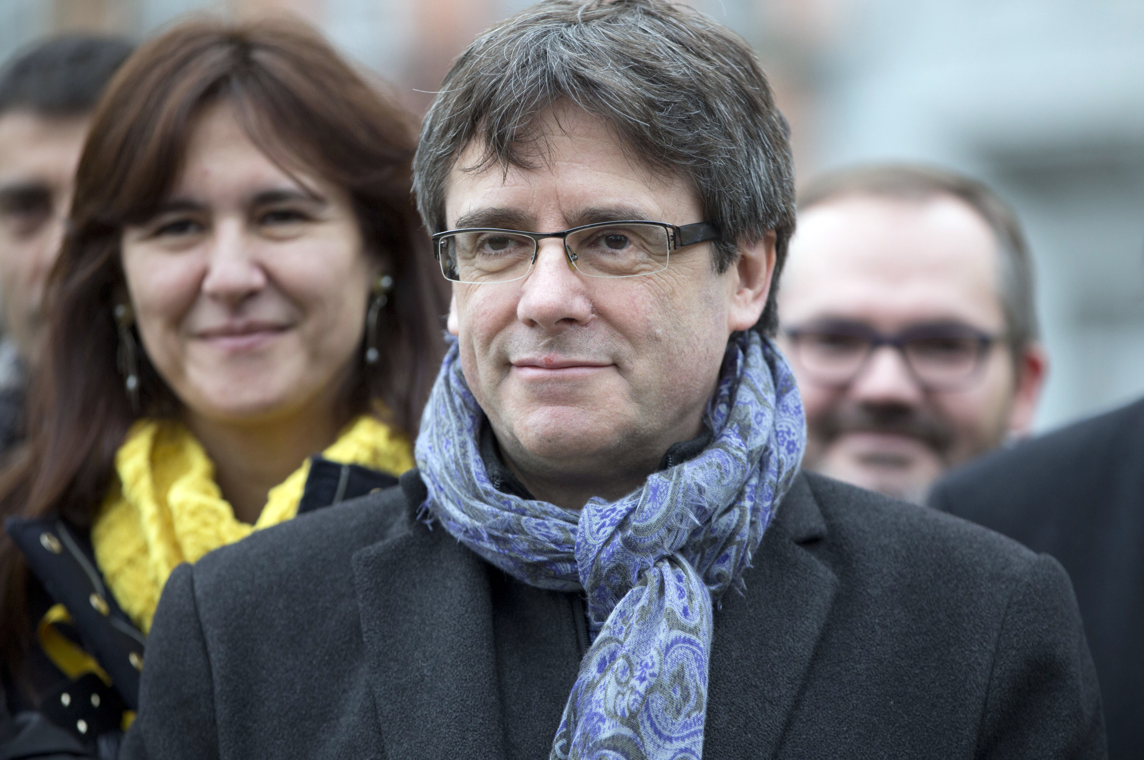 The Latest: Catalan speaker calls for defense of freedoms