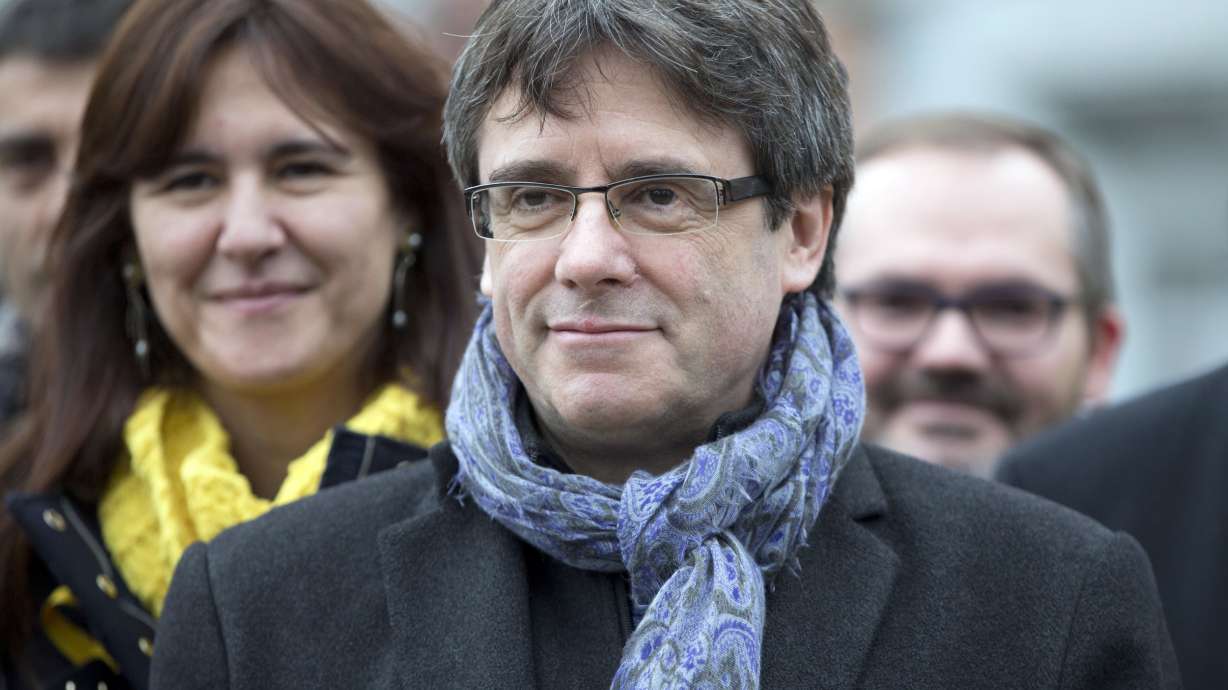 The Latest: Catalan speaker calls for defense of freedoms