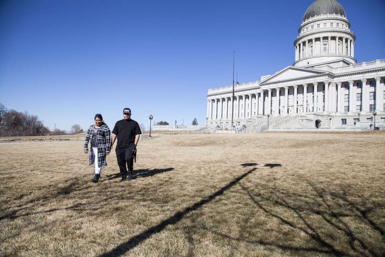 In this undated image provided by nonprofit advocacy and legal group Equally American, Pale Tuli, right, and Rosavita Tuli, both American Samoans and individual plaintiffs in a lawsuit against the United States seeking full U.S. citizenship, pose for a photo in Salt Lake City. Photo: Katrina Keil Youd, Equally American via AP