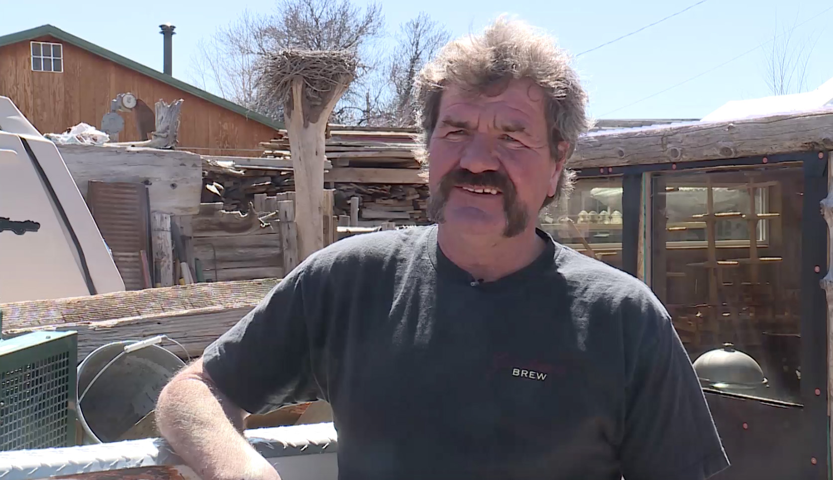Joseph Paul outside of his Washington County home on Tuesday, March 27, 2018. (Photo: Mark Weaver, KSL TV)