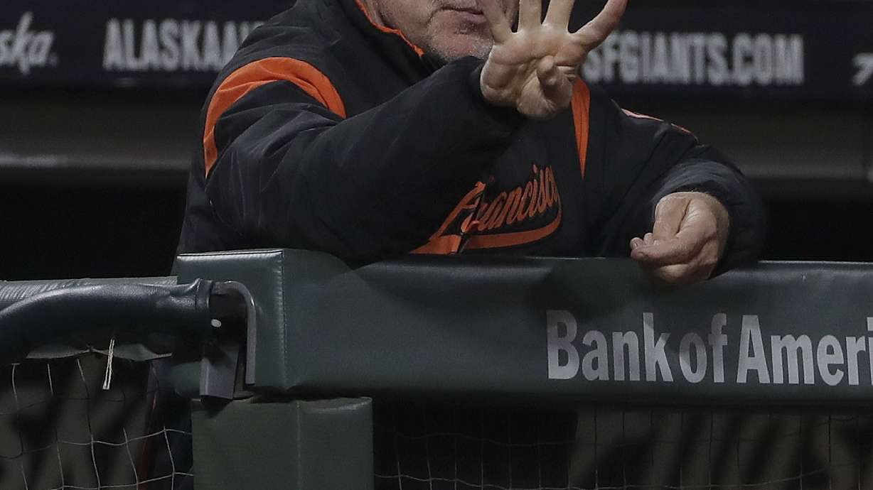 Stratton throws 5 strong as Giants beat A's 3-0