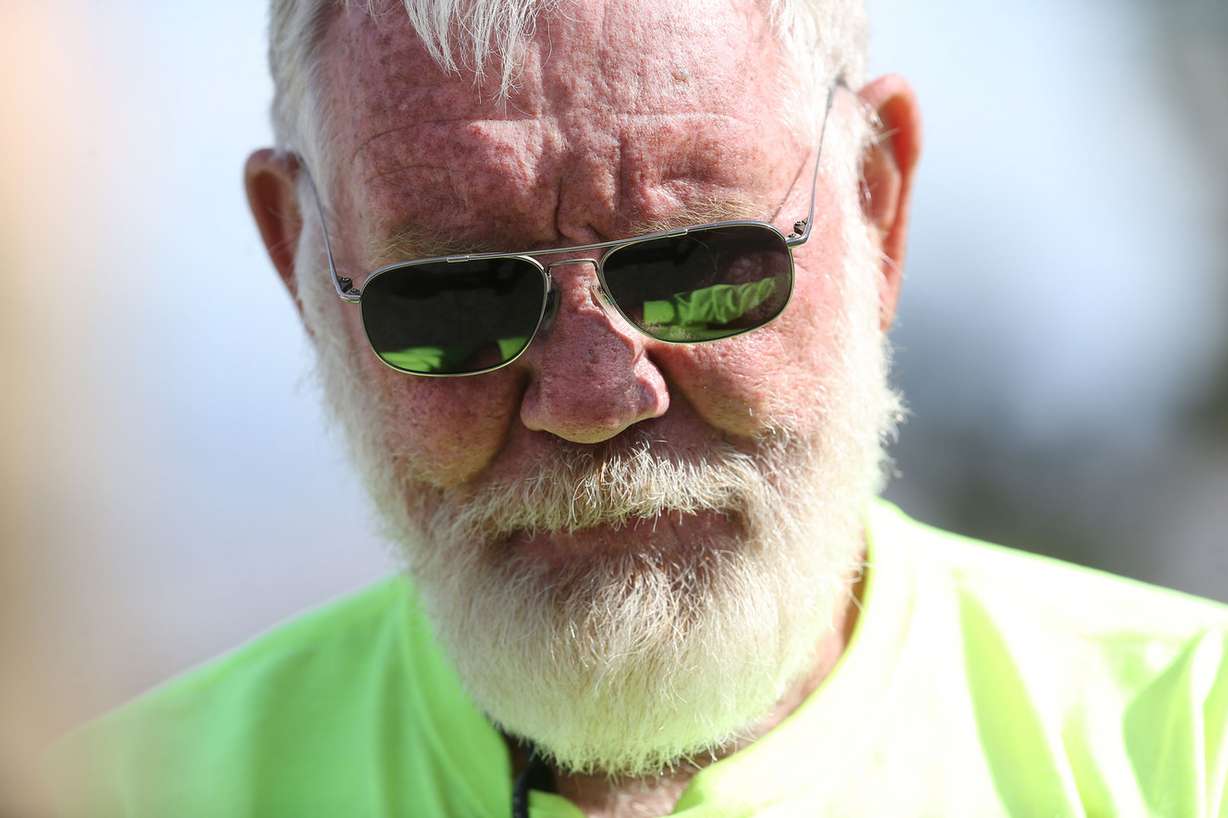 Bill Powell, father of Riley Powell, talks about his son after law enforcement officers discovered two bodies in an abandoned mine near Eureka on Wednesday, March 28, 2018. The two bodies, believed to be Riley Powell, 18, and Brelynne "Breezy" Otteson, 17, were pulled out of the Tintic Standard Mine. (Photo: Laura Seitz, KSL)