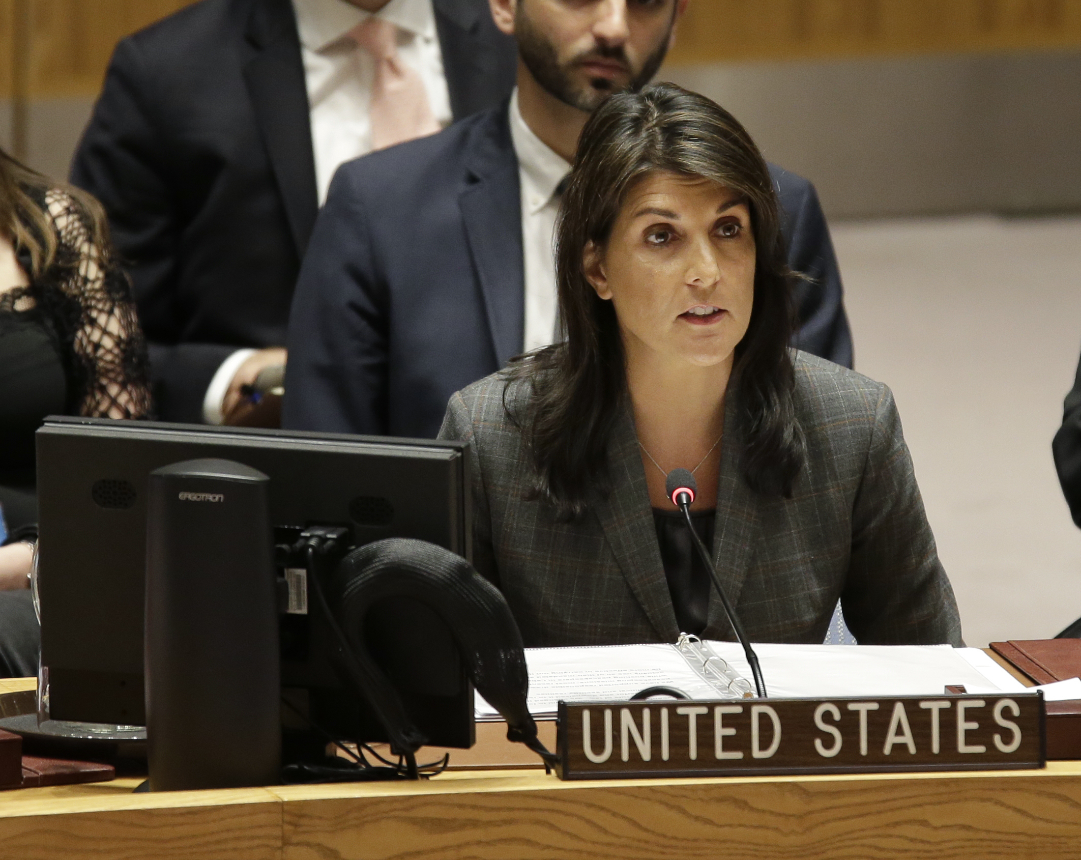 The Latest: US says it pays too much of UN peacekeeping cost
