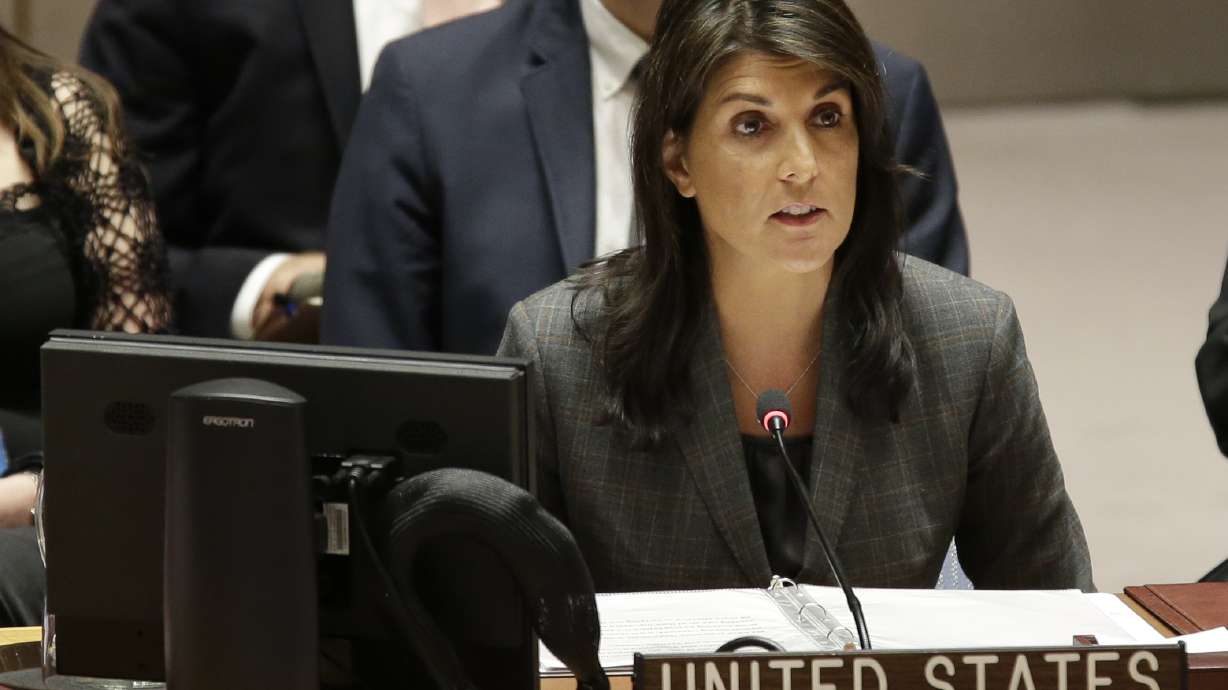 The Latest: US says it pays too much of UN peacekeeping cost