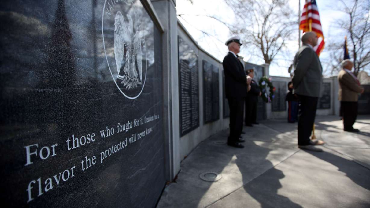 Construction underway of replica Vietnam Memorial Wall in Layton