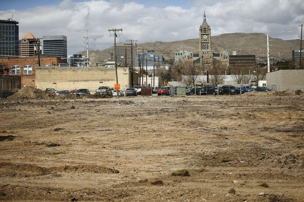 Deseret Industries at 131 E. 700 South has been demolished to make way for one of the new homeless resource centers in Salt Lake City on Wednesday, March 28, 2018. (Photo: Jeffrey D. Allred, KSL)