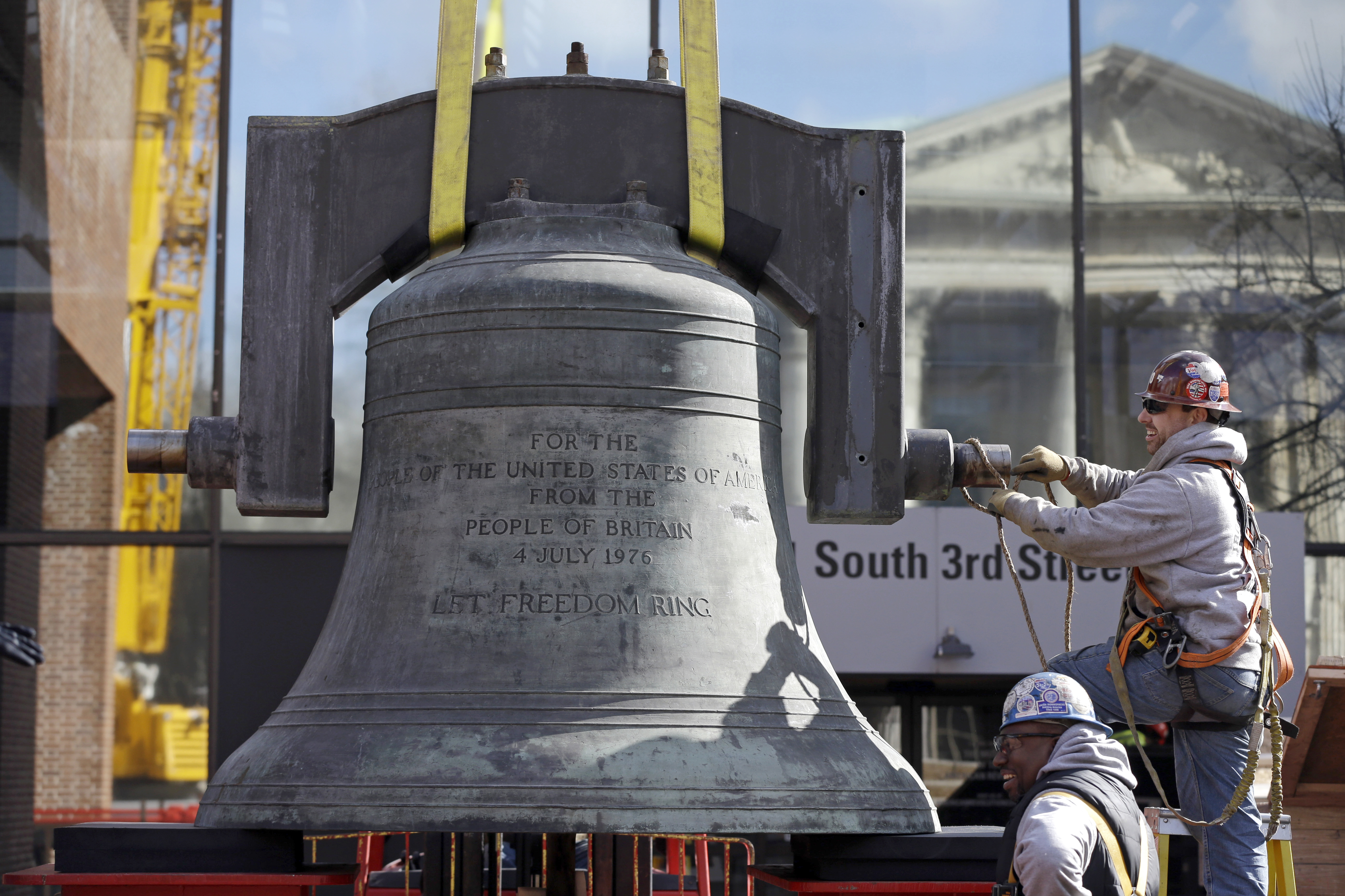 Group plans to put Philadelphia's other bell back on display