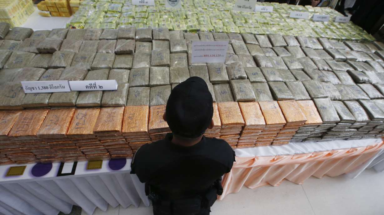Methamphetamine seizures lead surge in Thai drug busts