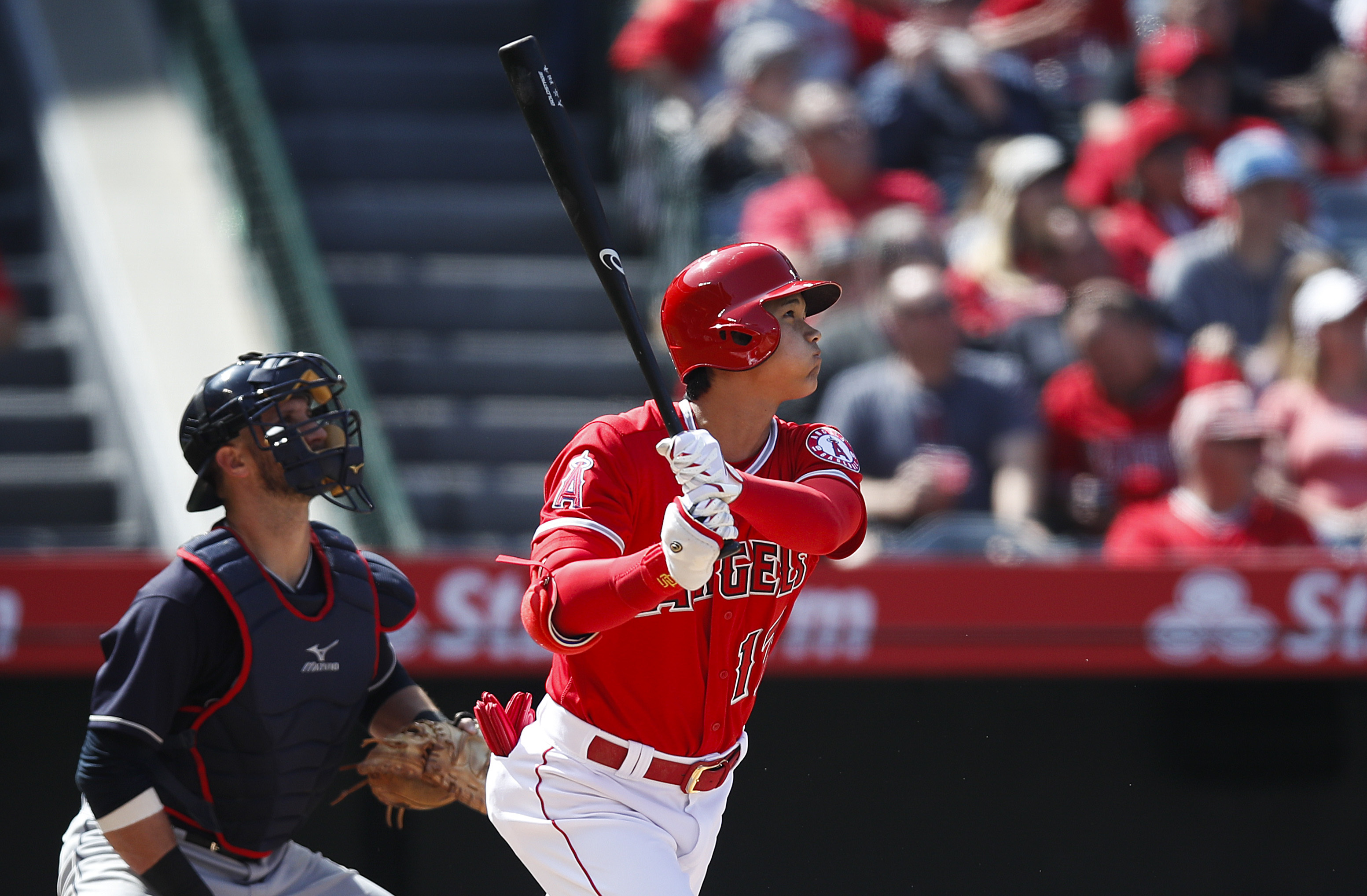 Ohtani homers again, Cozart lifts Angels over Indians in 13