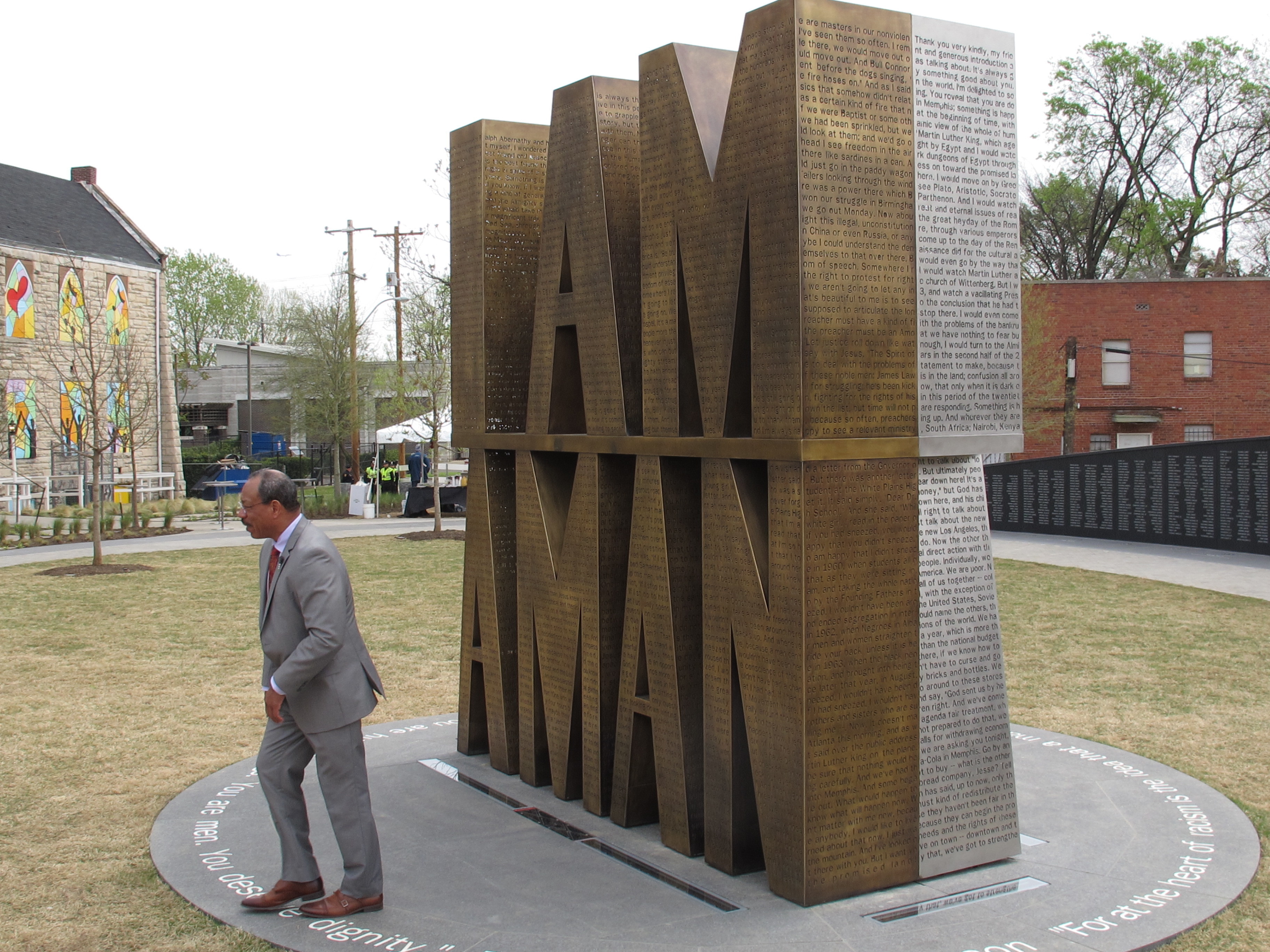 Memorial to striking Memphis sanitation workers opens