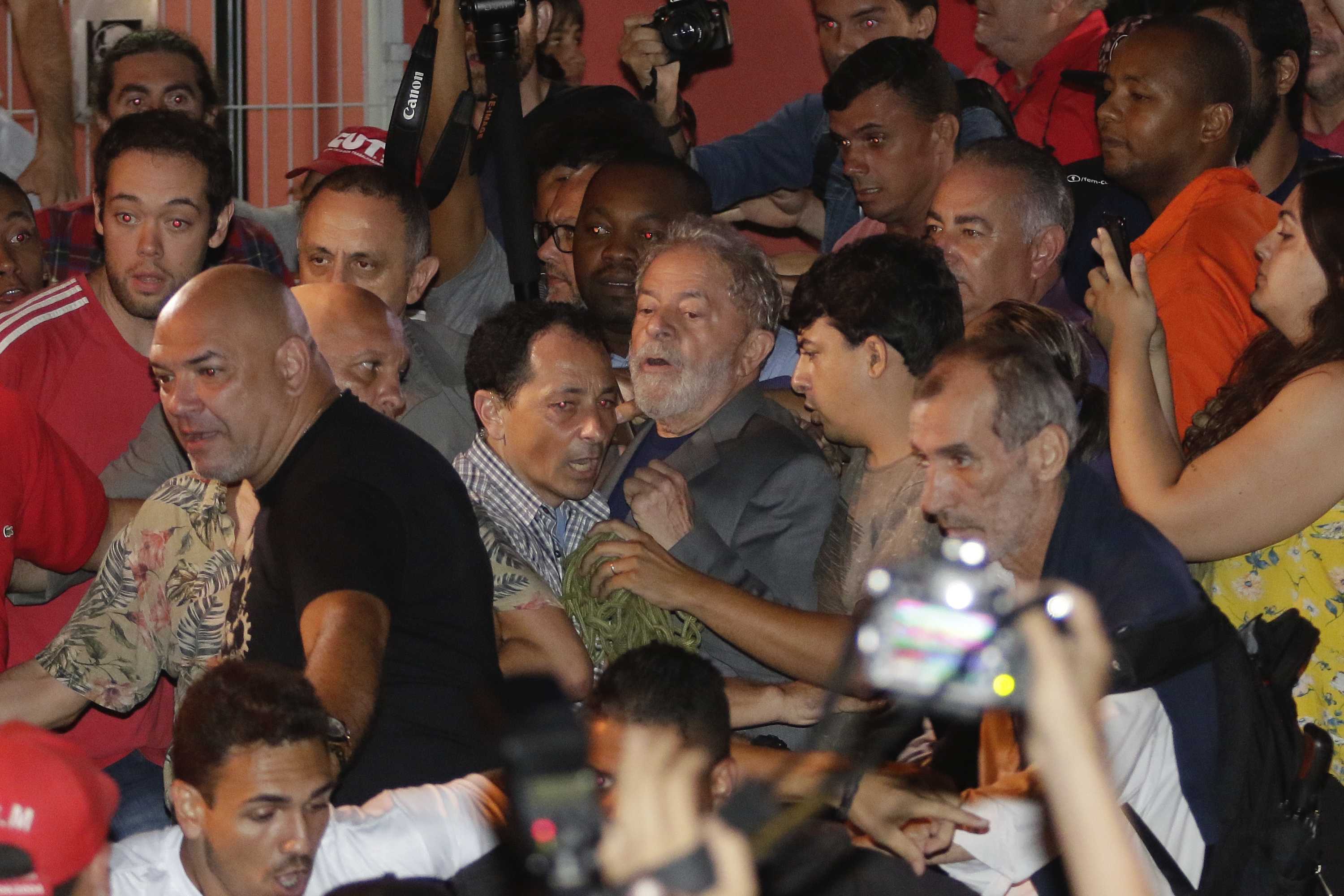 Still popular, Brazil's Lula starts serving jail sentence