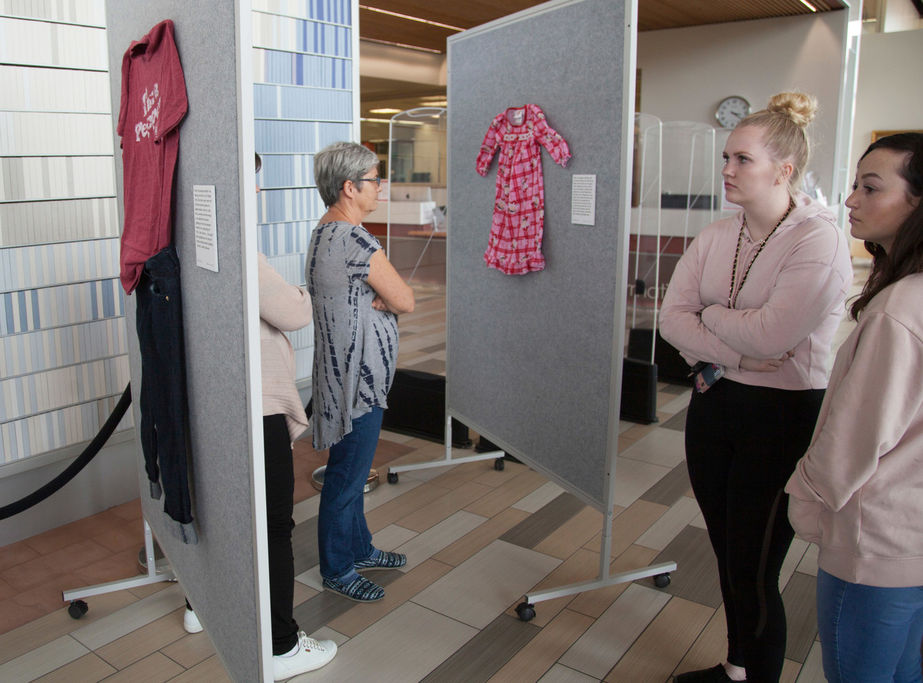 Exhibit showcases clothes worn by sexual assault victims