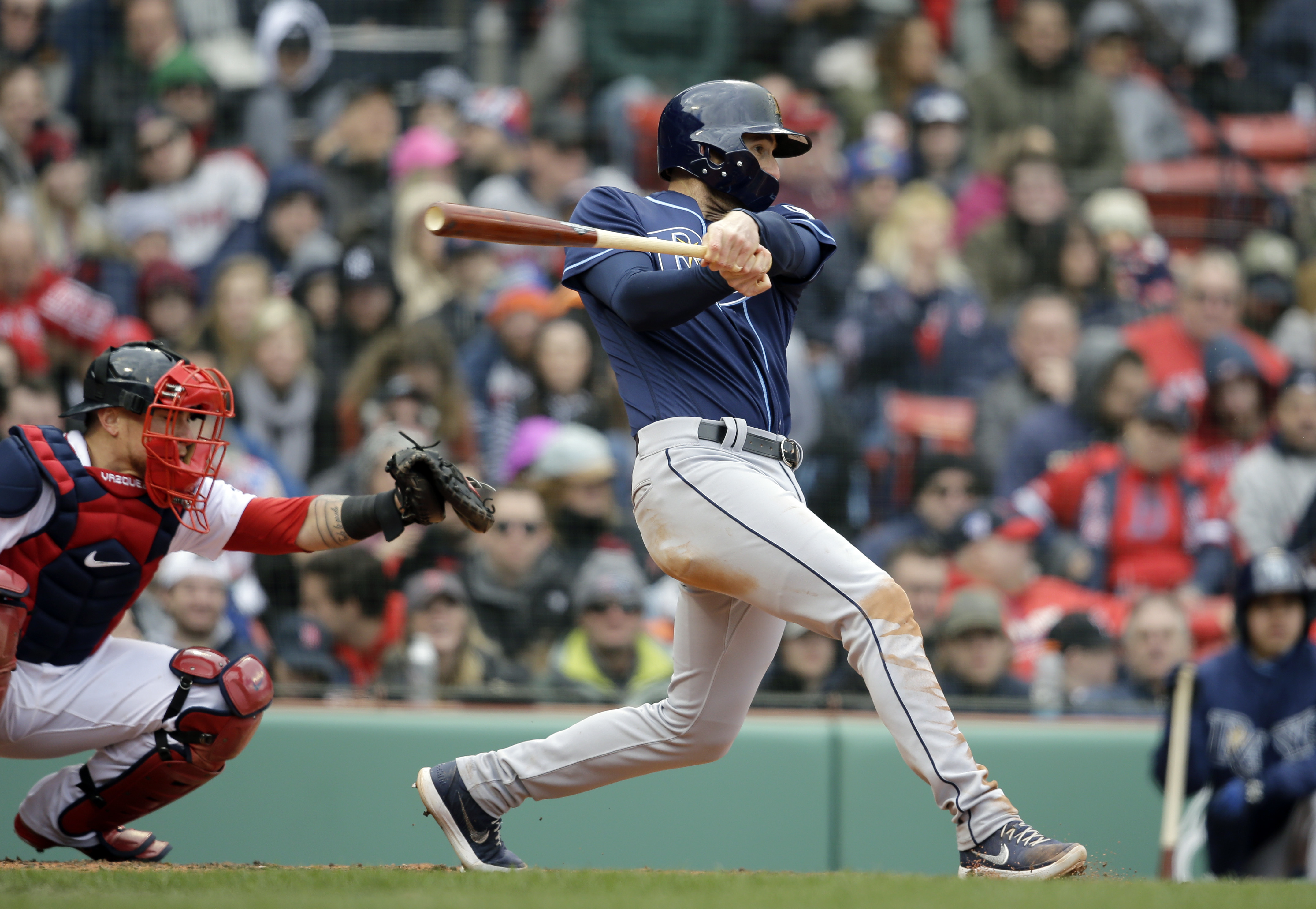 Rays place 2B Miller on 10-day DL with strained left groin