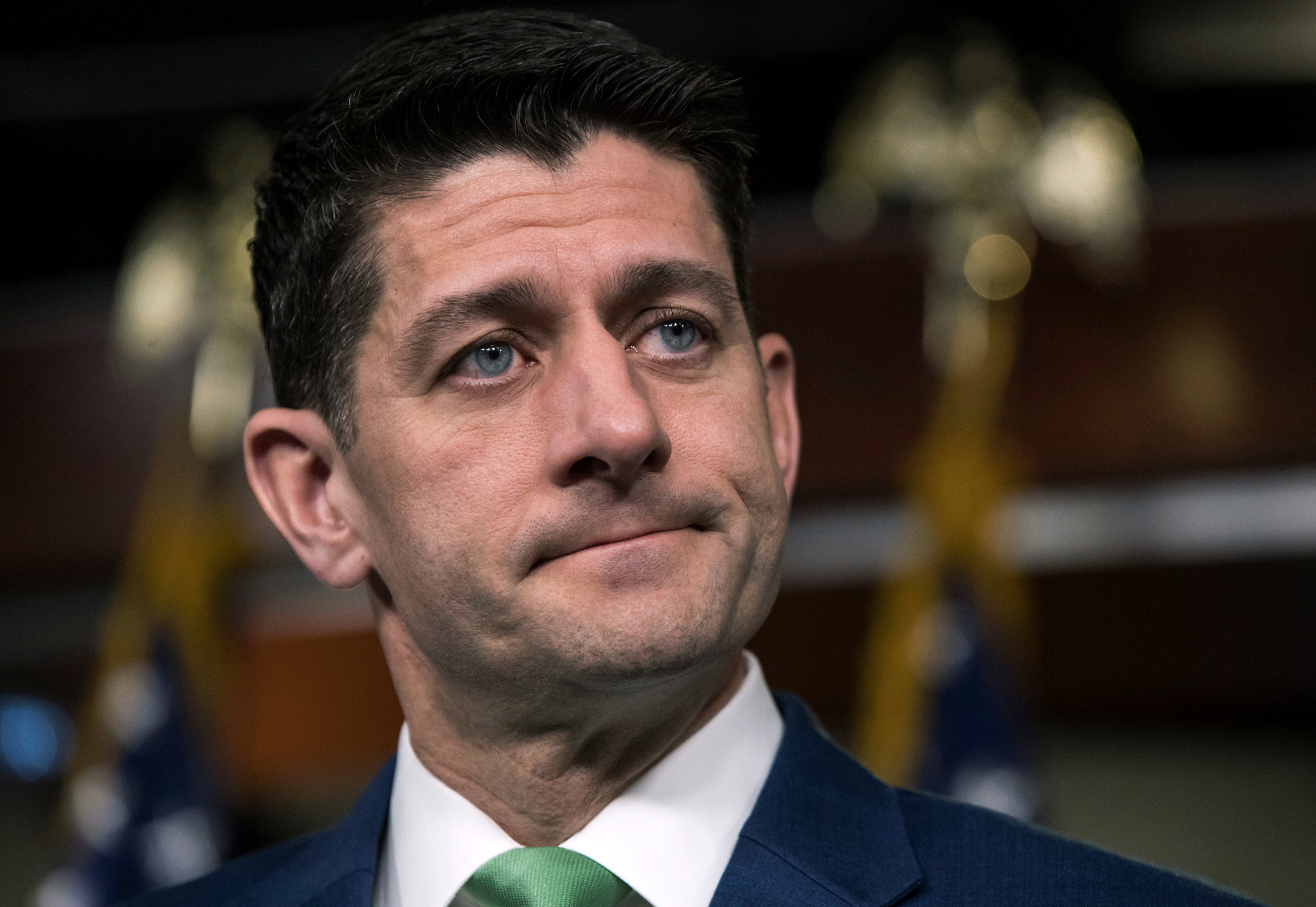 The Latest: Ryan's wife happy _ and tearful _ he's quitting