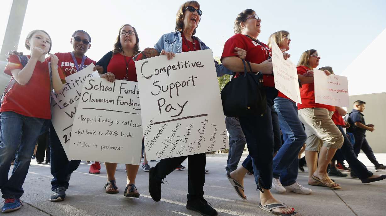 Teachers wary of Arizona governor's pay boost plan