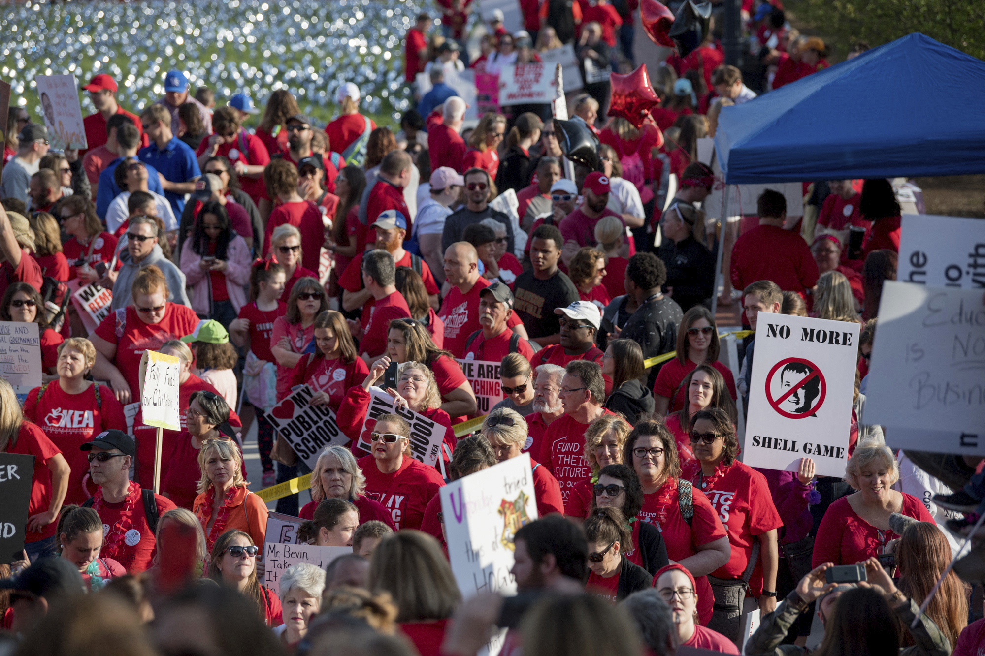 In Kentucky, teachers claim victory as vetoes rejected