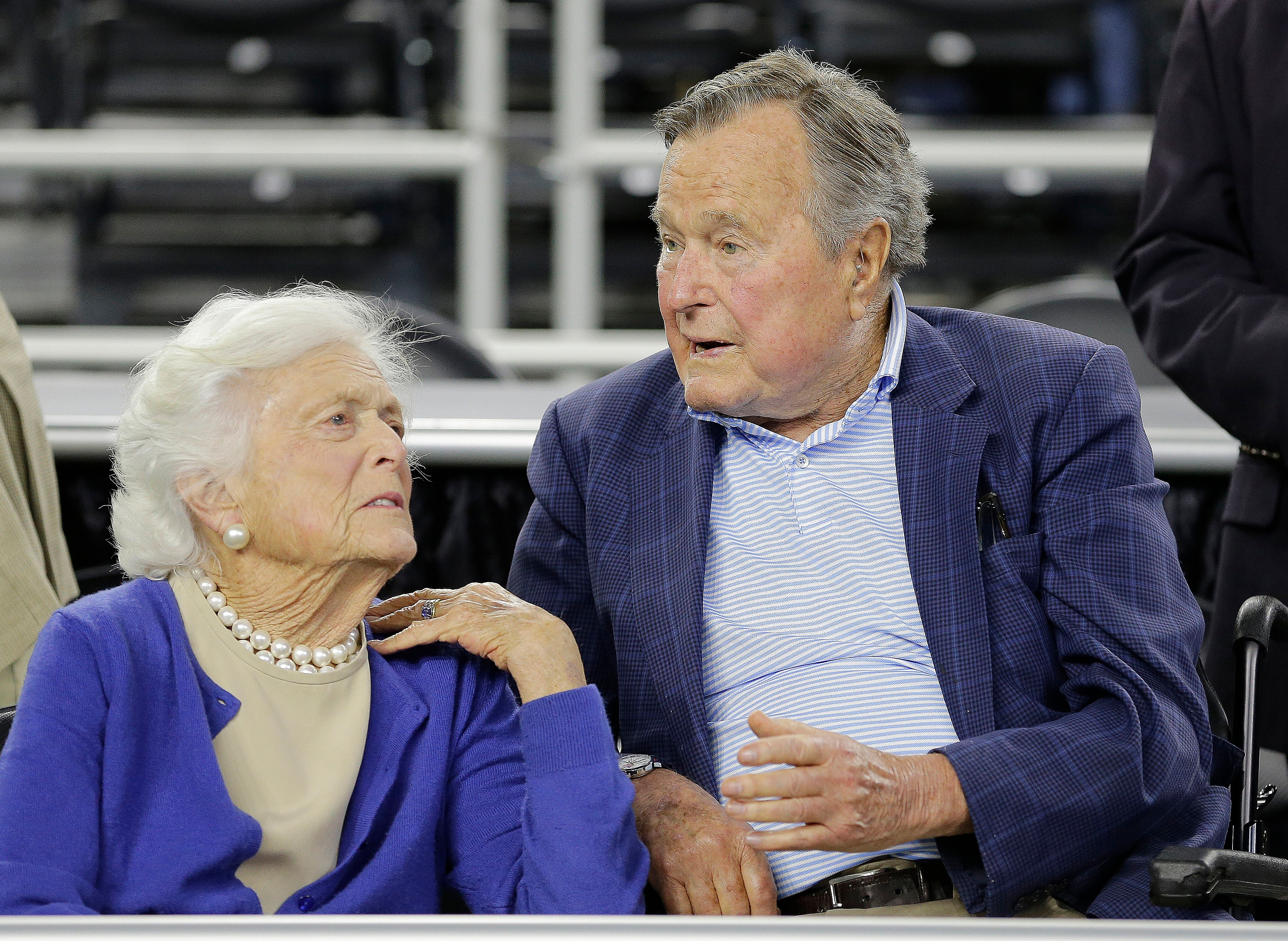 The Latest: Granddaughter: Barbara Bush resting comfortably