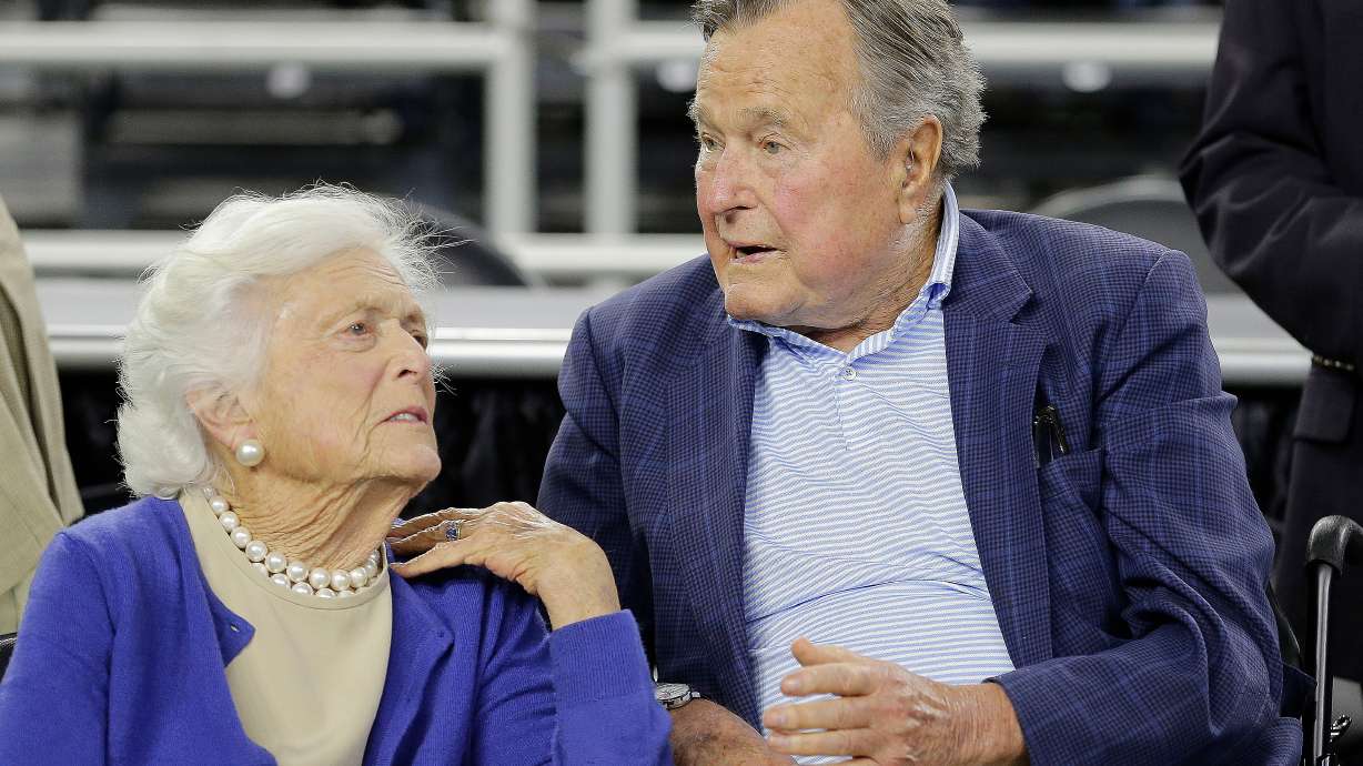 The Latest: Granddaughter: Barbara Bush resting comfortably