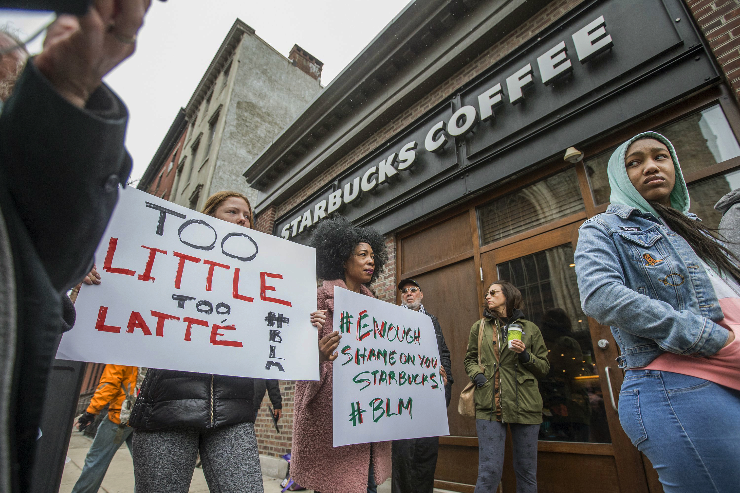 The Latest: Mayor says Starbucks 'contrite' over arrests