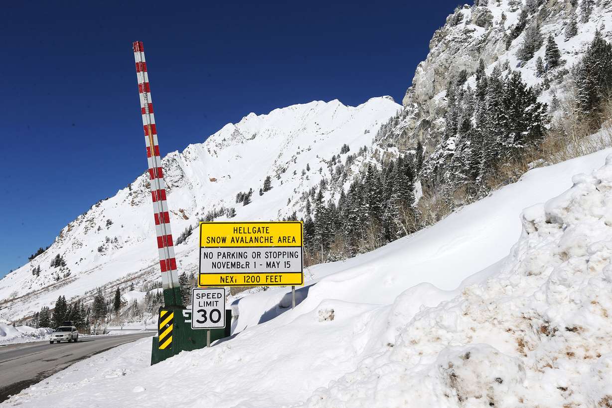 The snowpack near Snowbird in Little Cottonwood Canyon is pictured on Tuesday, March 27, 2018. Photo: Scott G Winterton, KSL