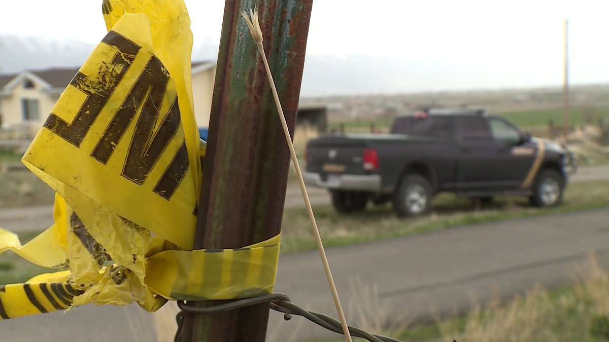 The scene of a fatal shooting at at 3625 W. 1000 North in Tremonton on April 16, 2018. The Tremonton Leader, a local news outlet, reported this case to be the first homicide in the city in 53 years. (Photo: Mike Anderson, KSL TV)