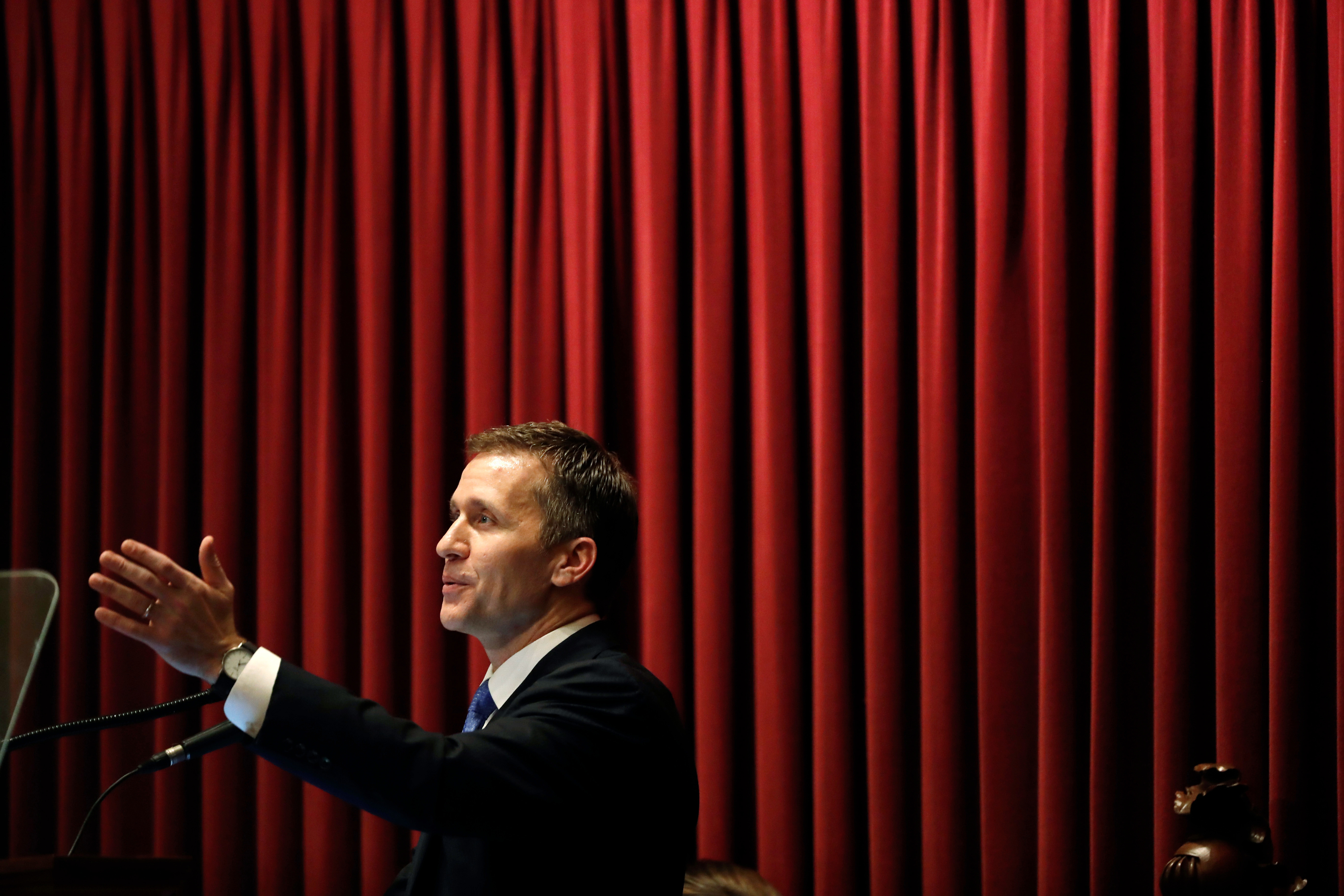The Latest: GOP legislative leaders want Greitens to resign