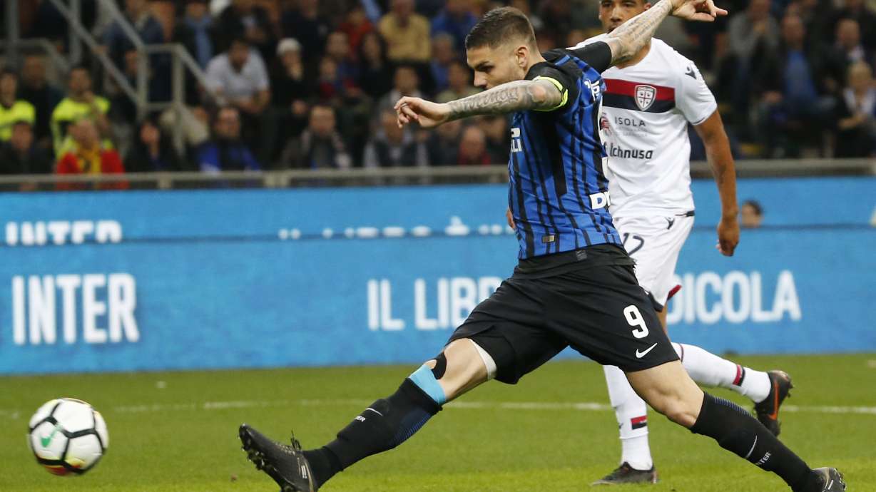 Icardi sets personal record as Inter beats Cagliari 4-0