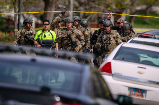 A man is in "extremely critical" condition Wednesday following an officer-involved shooting in Salt Lake City. (Photo: Michael Adam Fondren, KSL)