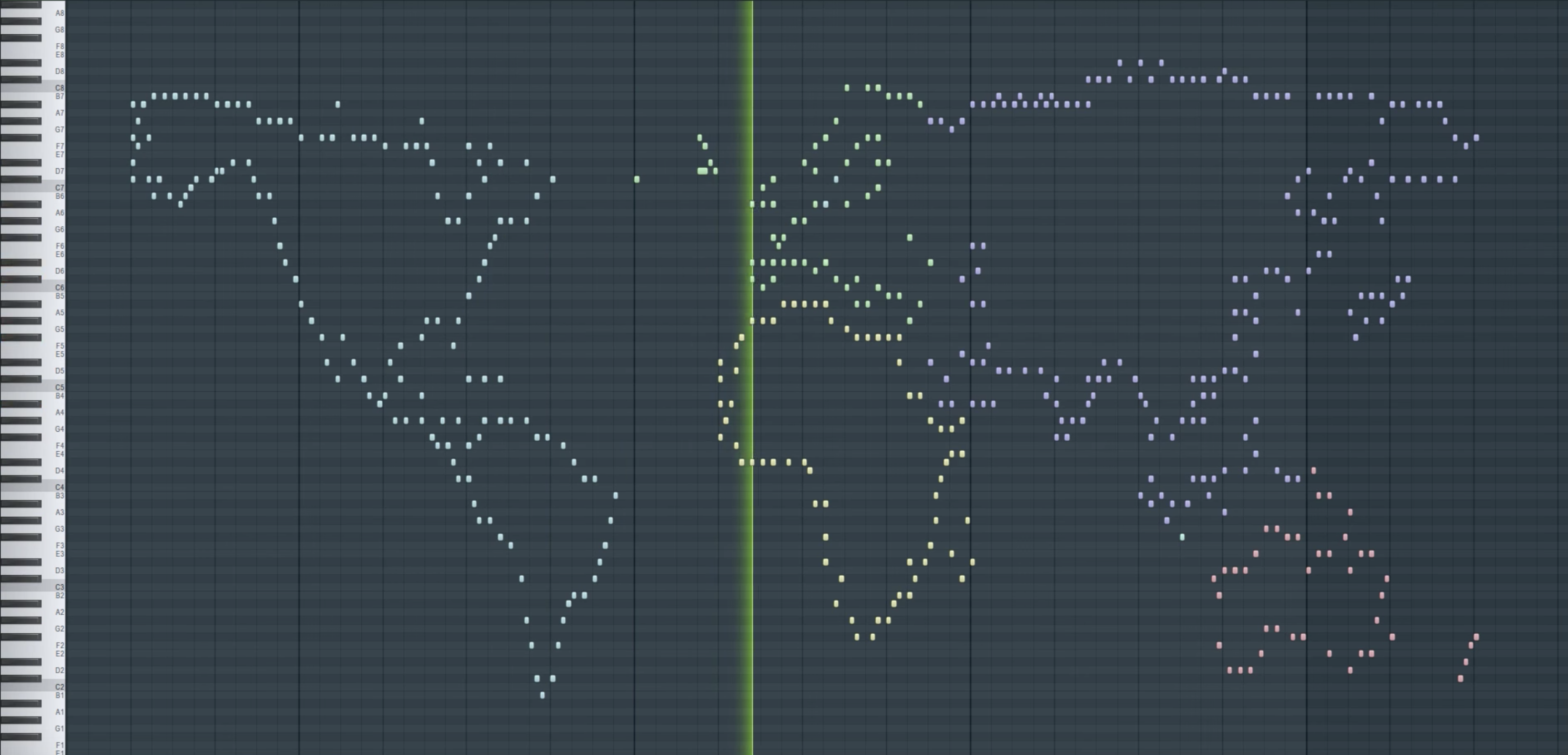 Have You Seen This? Playing the world map on a piano