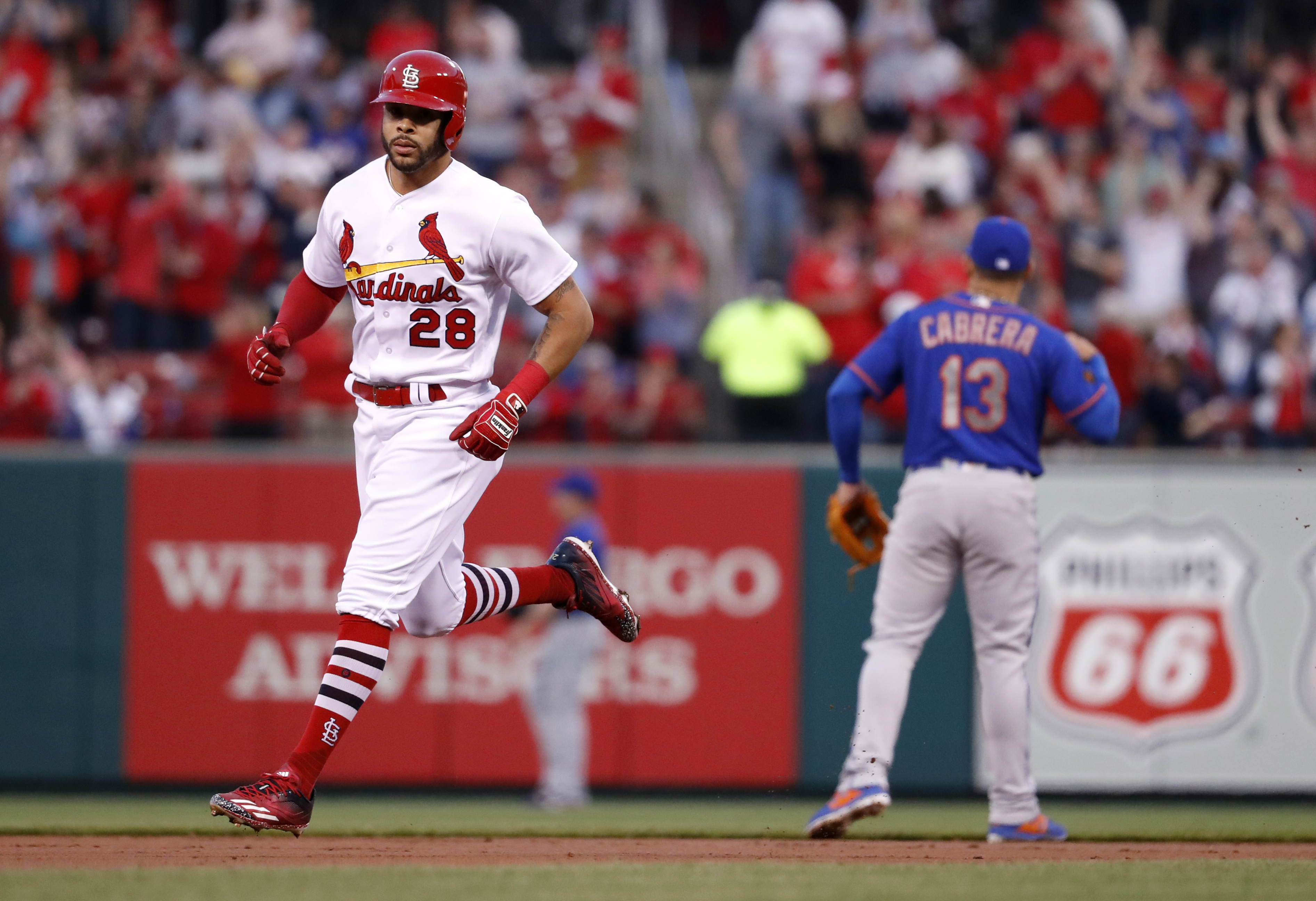 Cardinals CF Pham leaves game against Mets with head injury