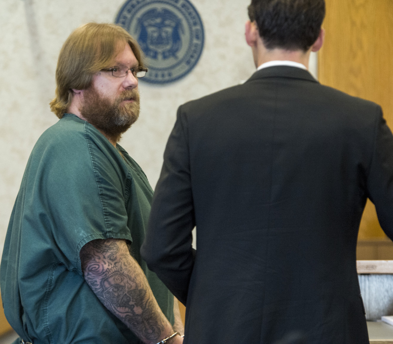 Jerrod Baum appears for a hearing in Provo on Thursday, April 26, 2018. Baum is accused of killing 18-year-old Riley Powell and 17-year-old Brelynne “Breezy” Otteson in December and dumping their bodies into an abandoned mine shaft. (Photo: Rick Egan)